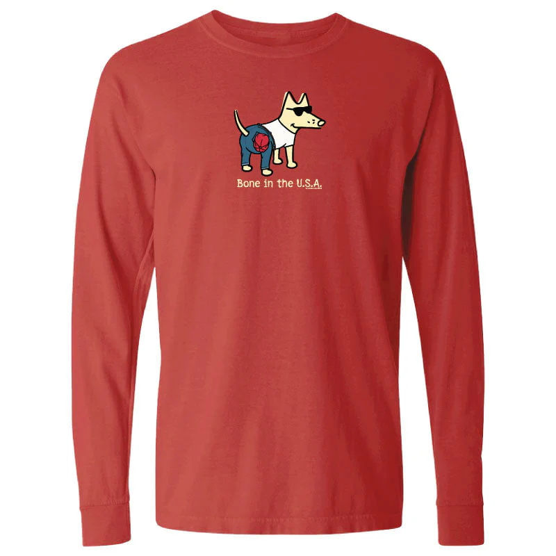 Bone In The USA - Classic Long-Sleeve T-Shirt - Image 3