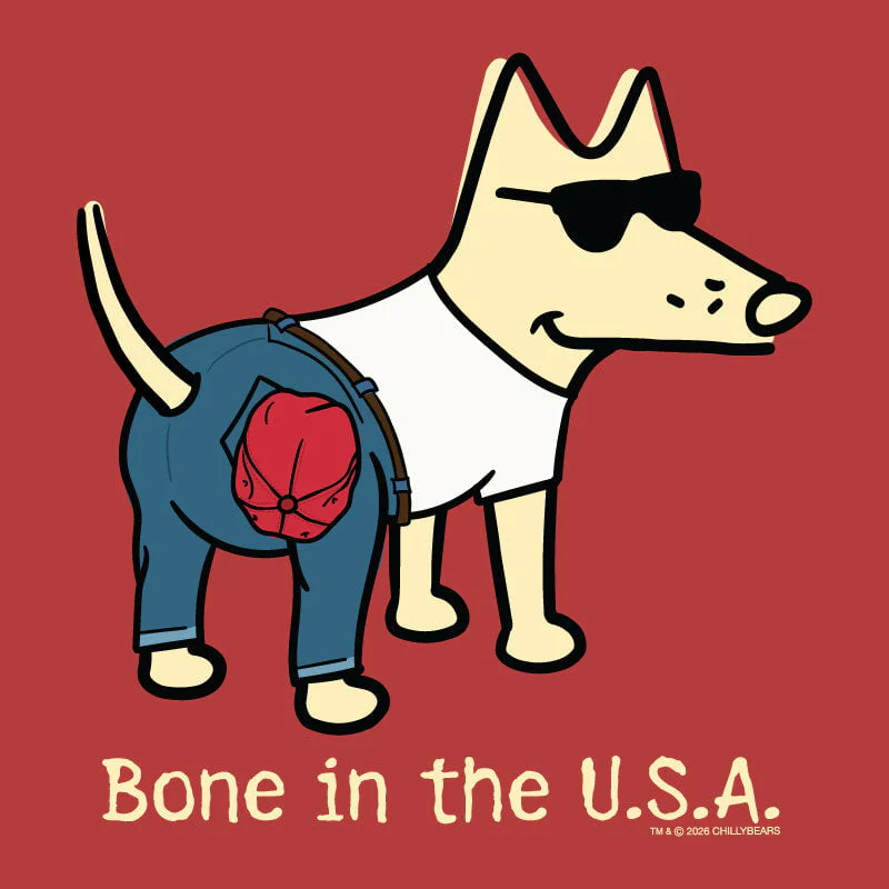 Bone In The USA - Classic Long-Sleeve T-Shirt - Image 4