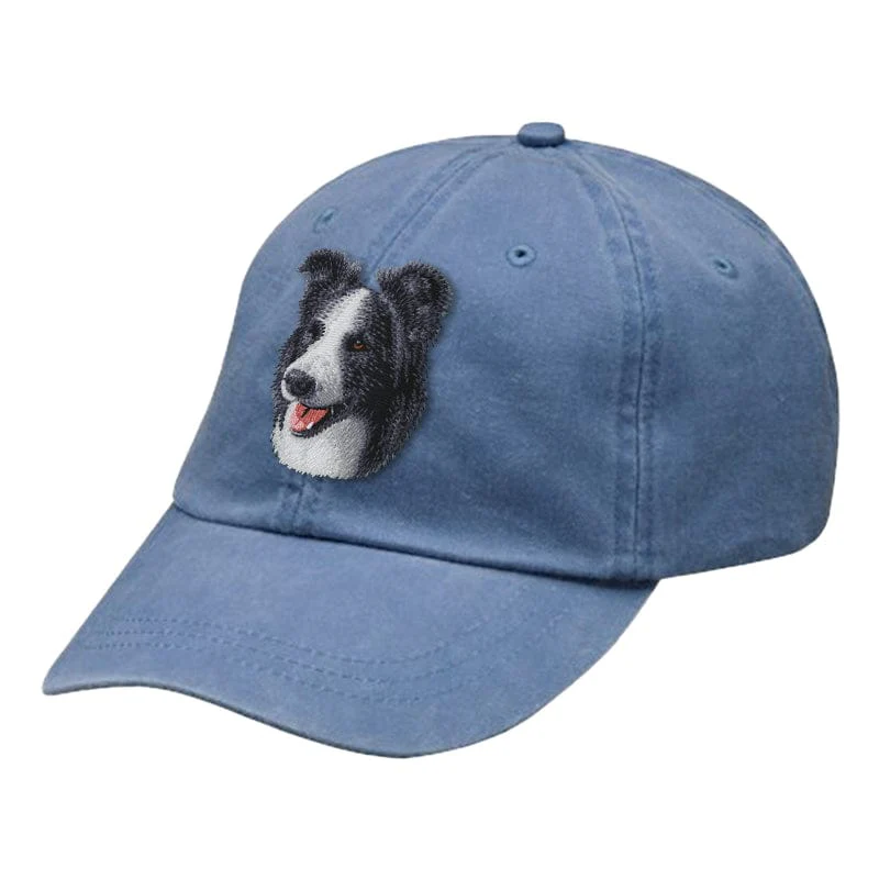Border Collie Embroidered Baseball Cap - Image 5