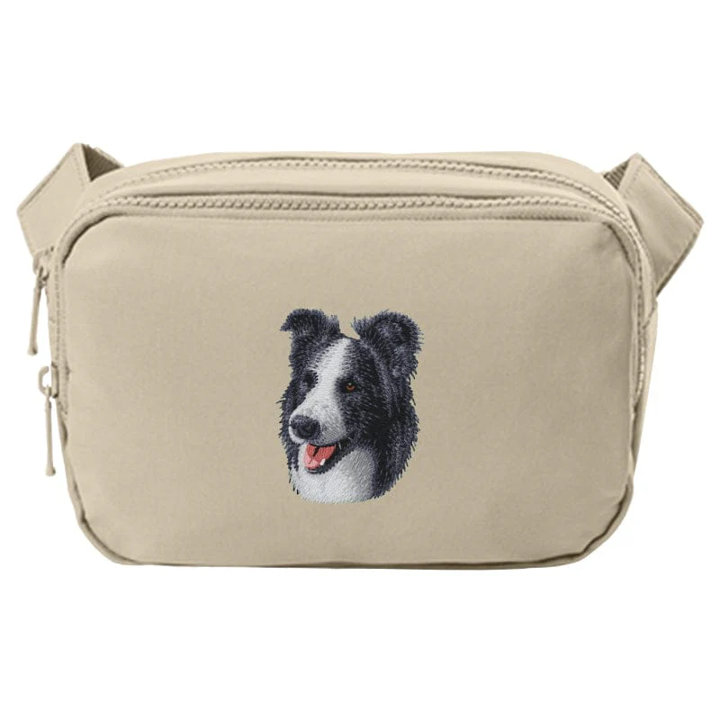 Border Collie Embroidered Crossbody Bag - Image 3