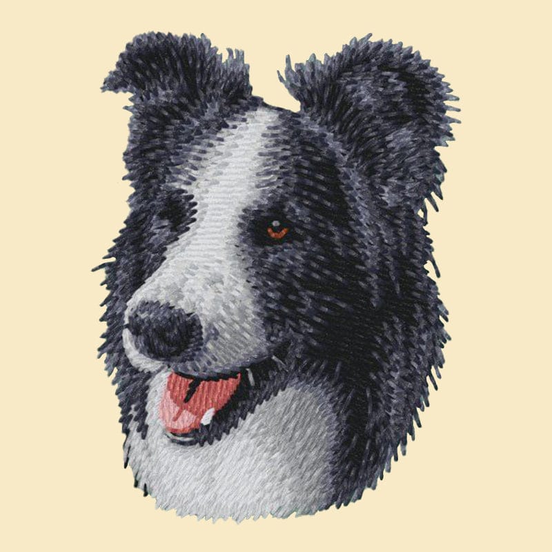 Border Collie Embroidered Tote - Image 4