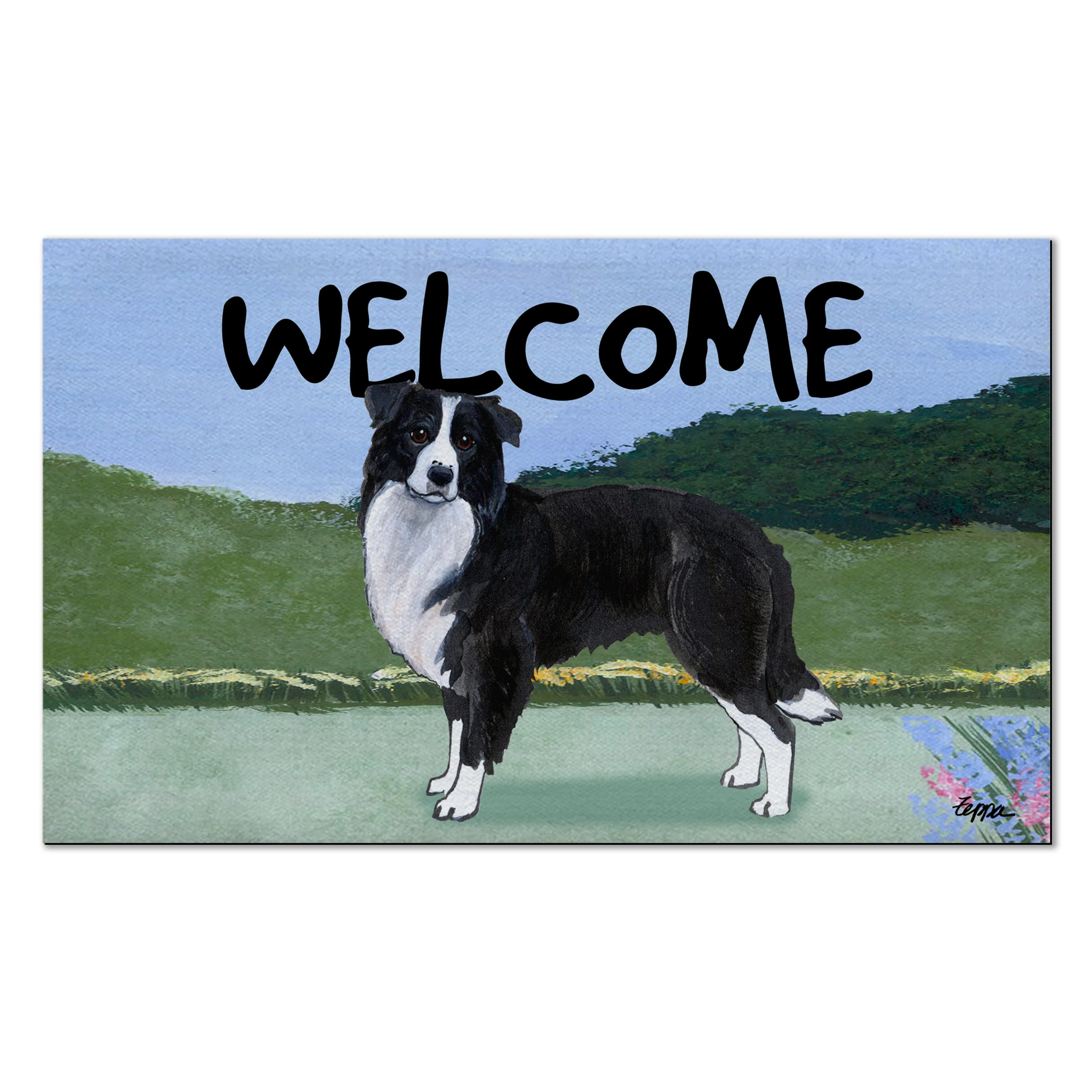 Border Collie Welcome Mat - Image 3