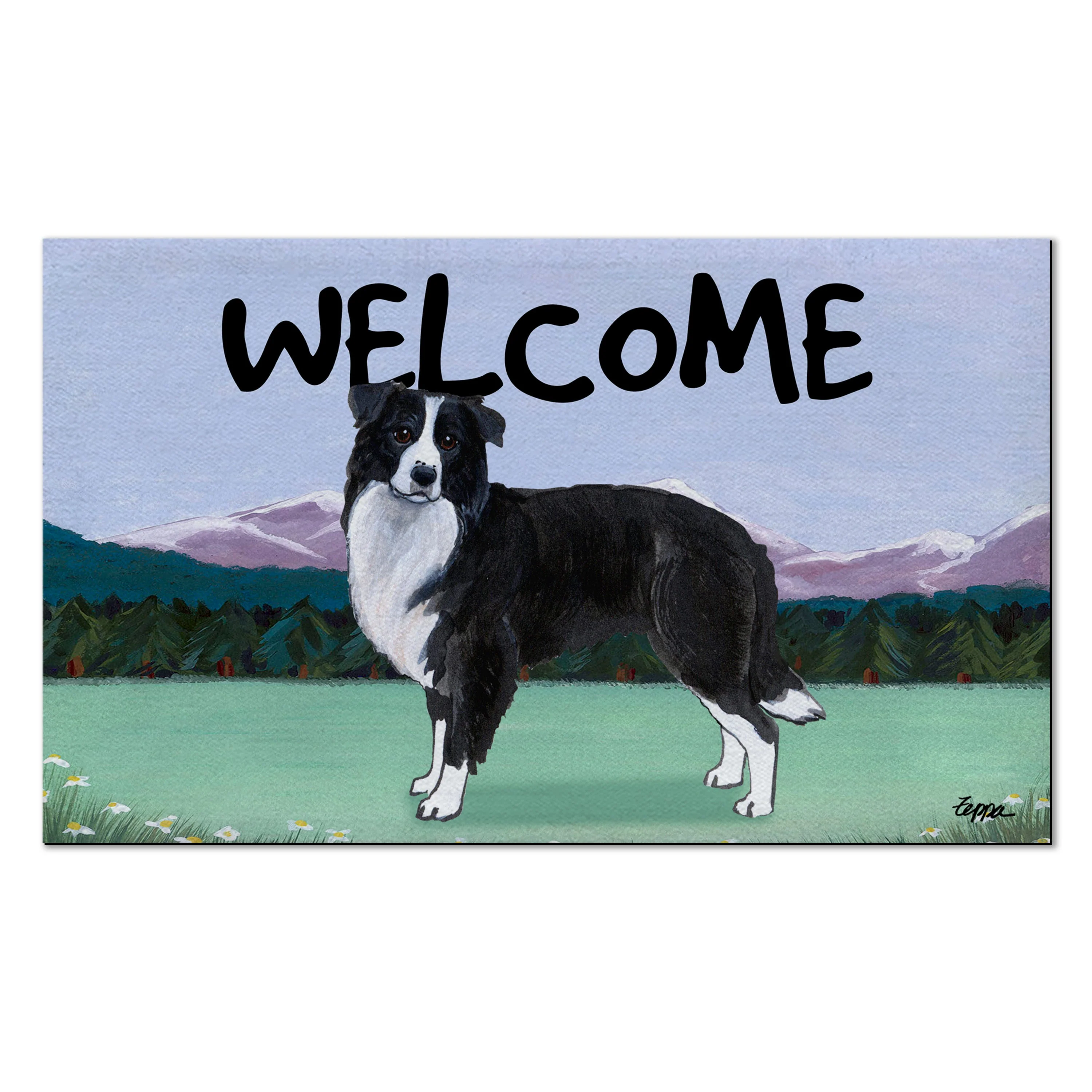 Border Collie Welcome Mat - Image 4