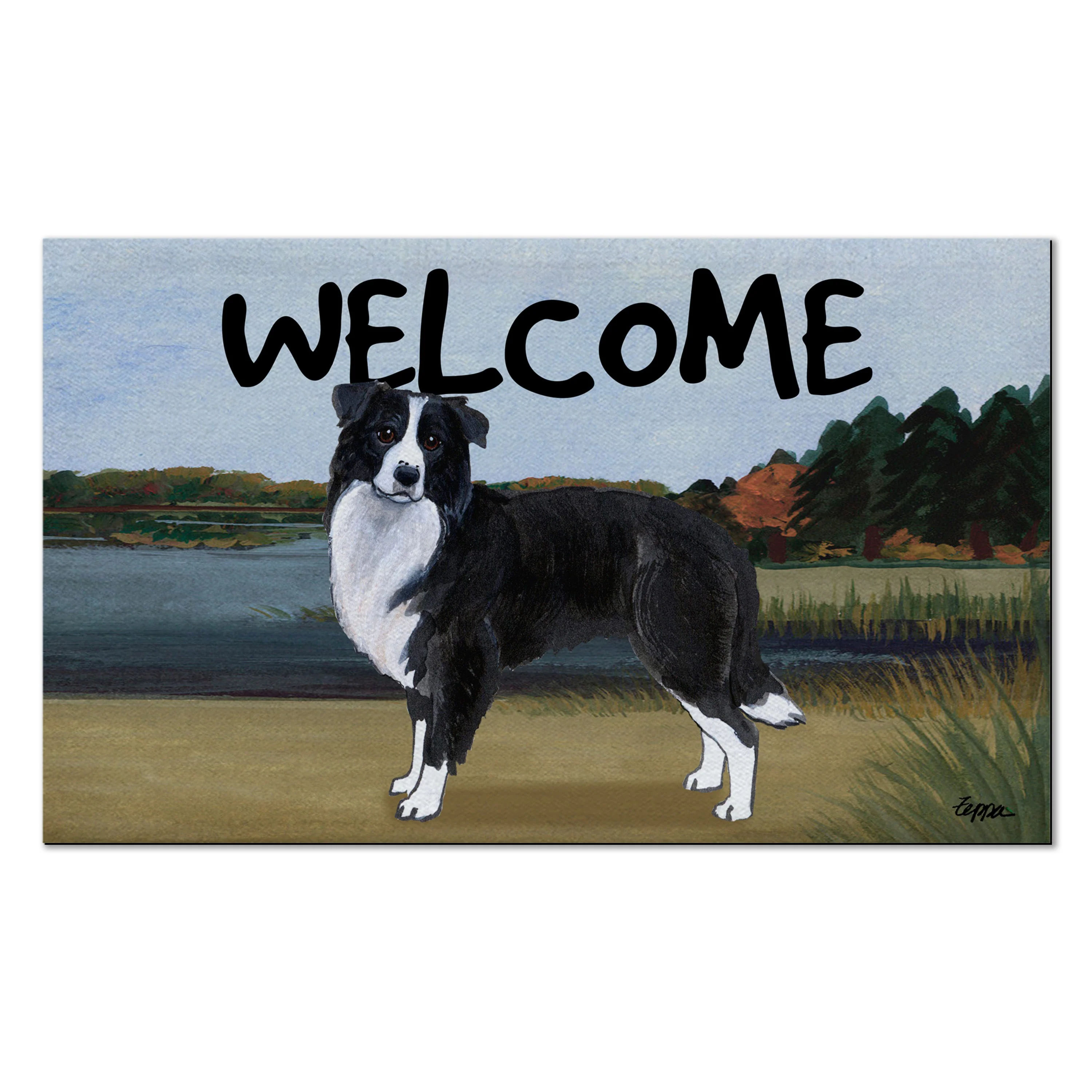Border Collie Welcome Mat - Image 5