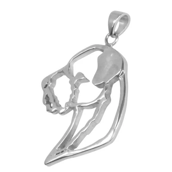 Border Terrier Sterling Silver Cut Out Pendants - Image 3