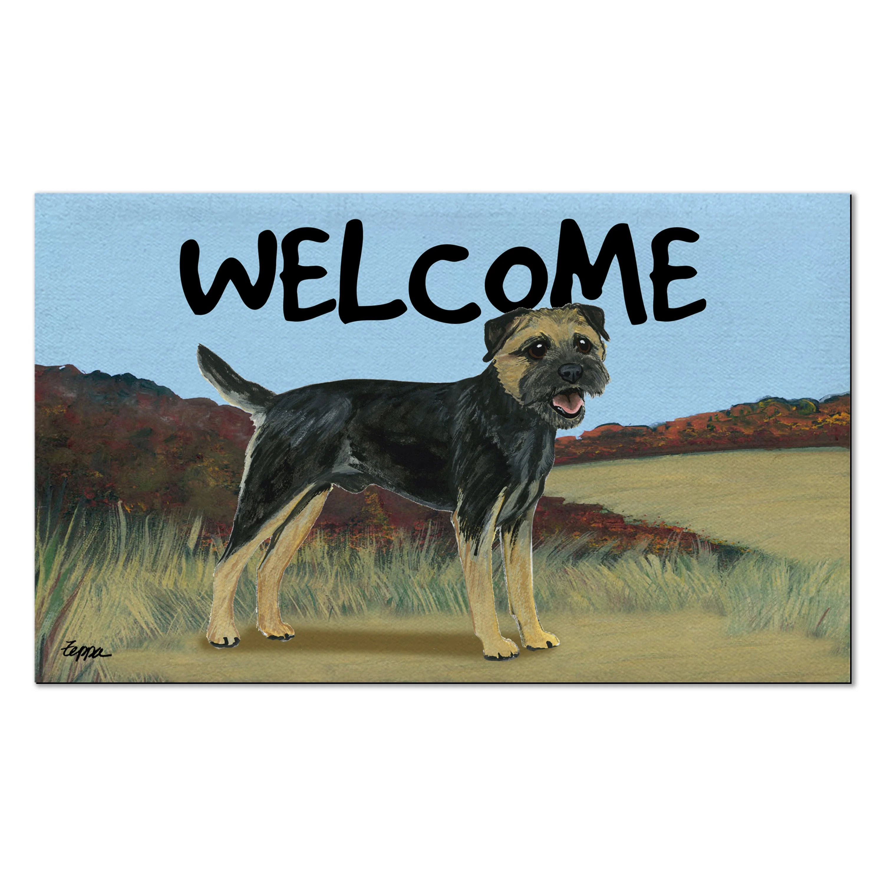 Border Terrier Welcome Mat - Image 11