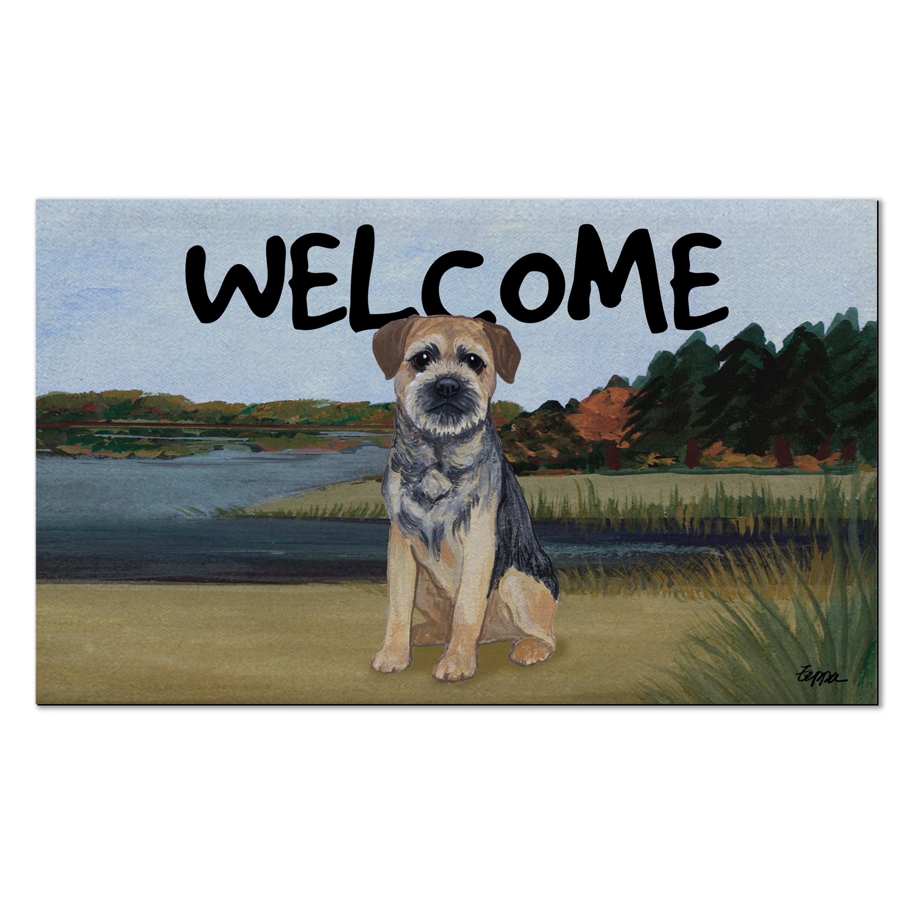 Border Terrier Welcome Mat - Image 5