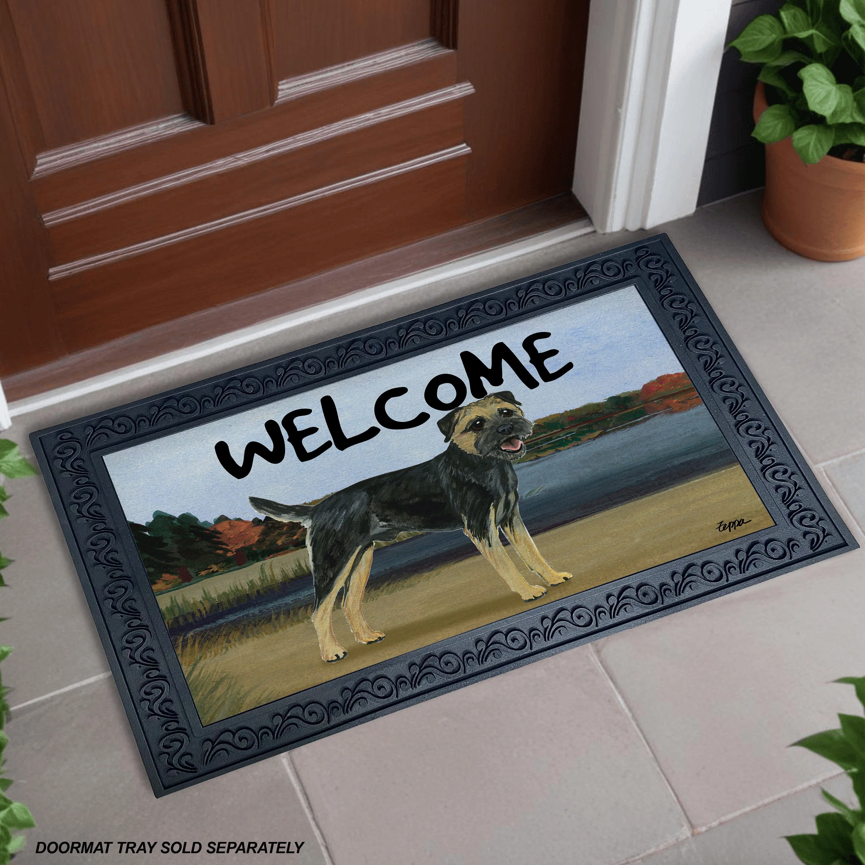 Border Terrier Welcome Mat - Image 7
