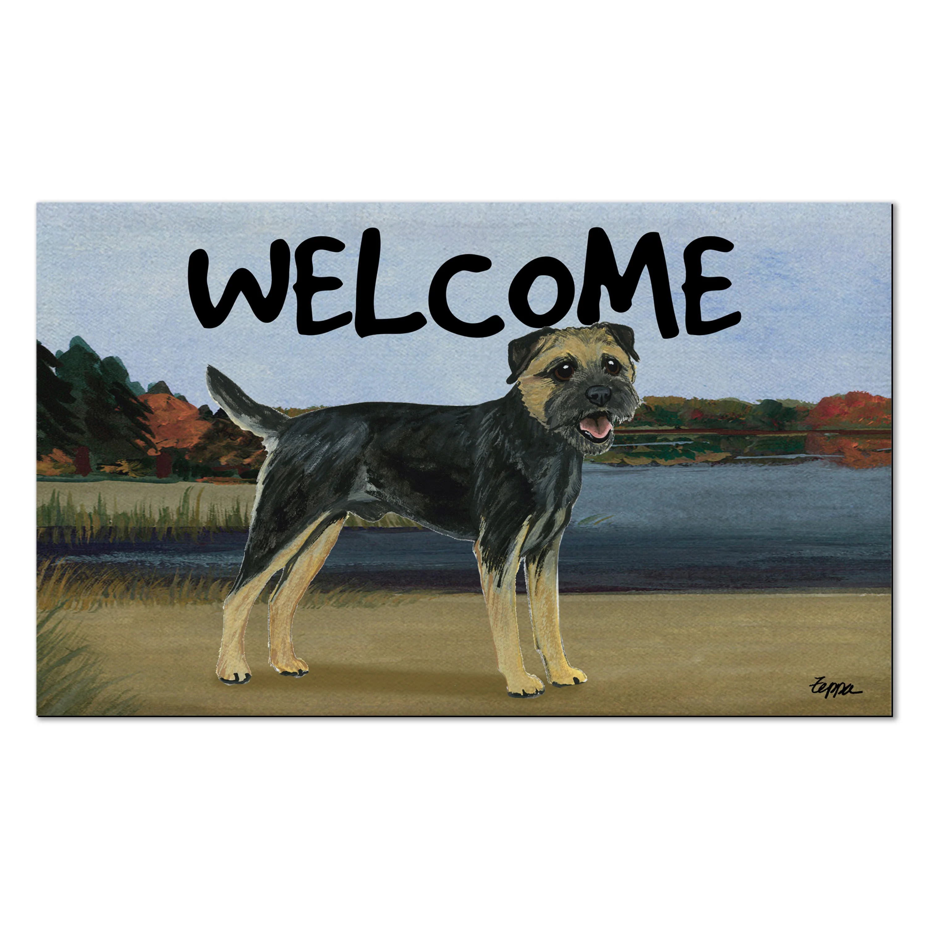 Border Terrier Welcome Mat - Image 8