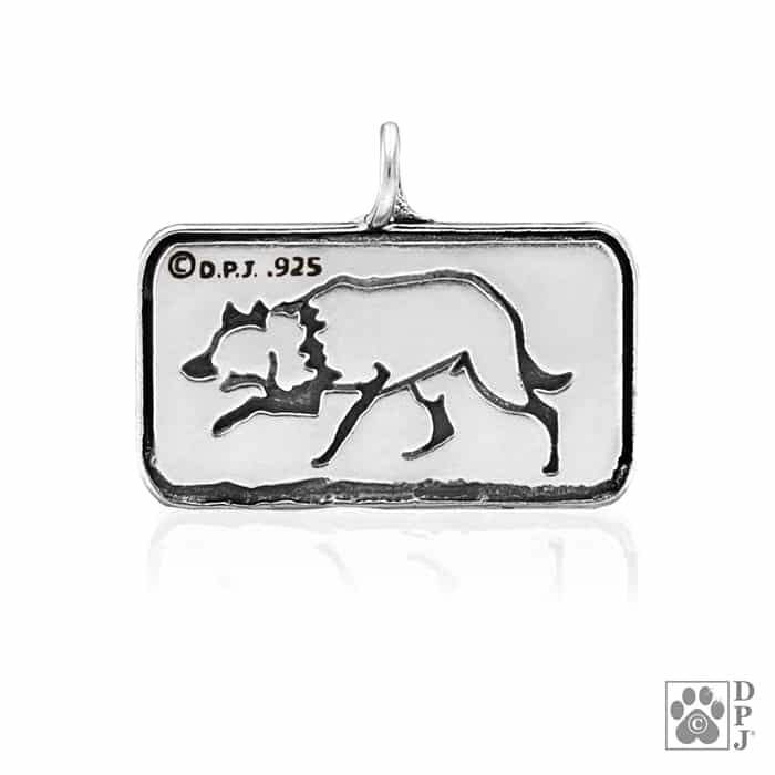 Border Collie Sizzling Crouch, Body, Pendant - Image 2