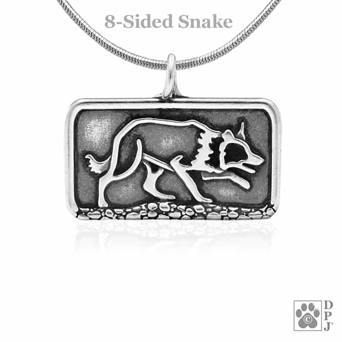 Border Collie Sizzling Crouch, Body, Pendant - Image 4
