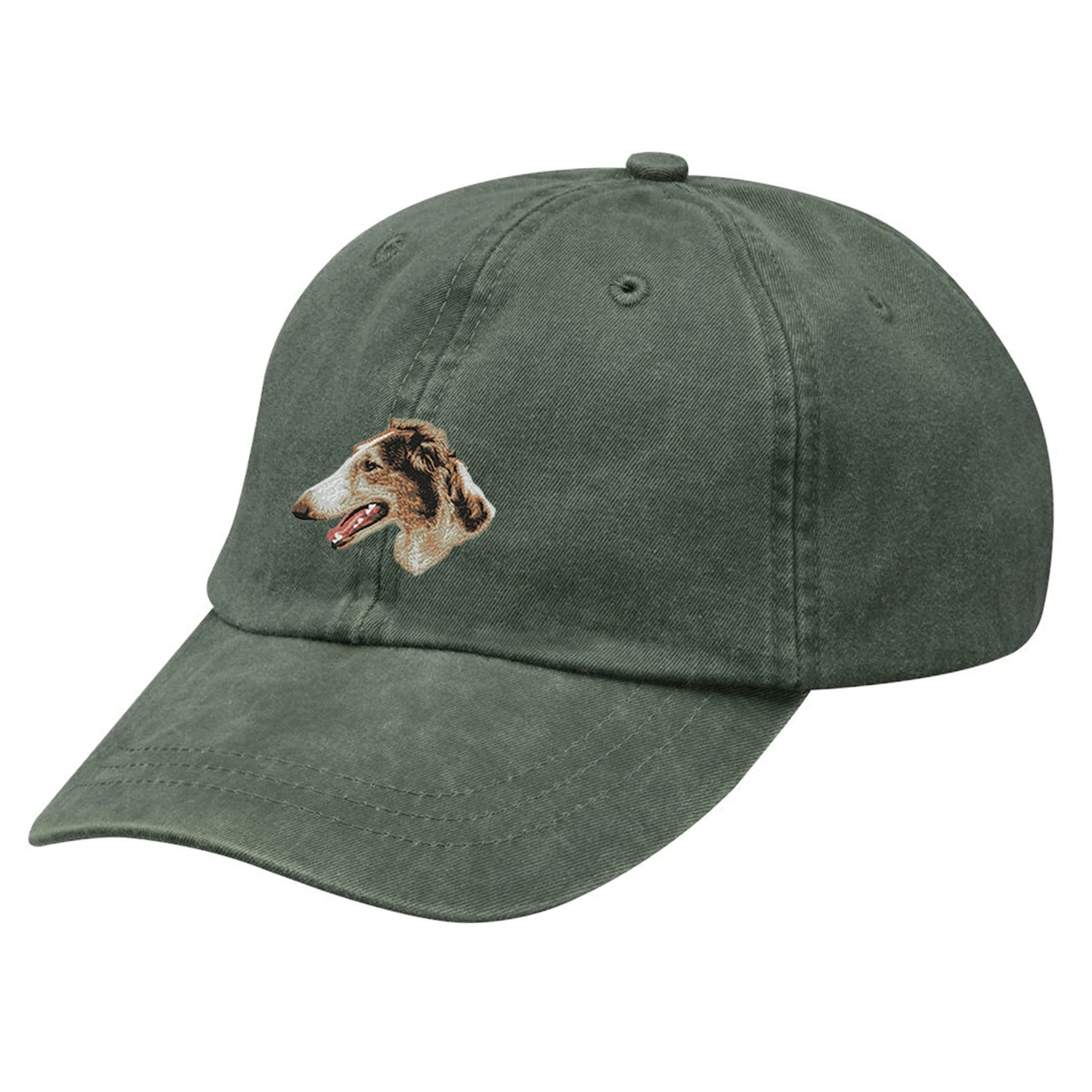 Borzoi Embroidered Baseball Cap - Image 4