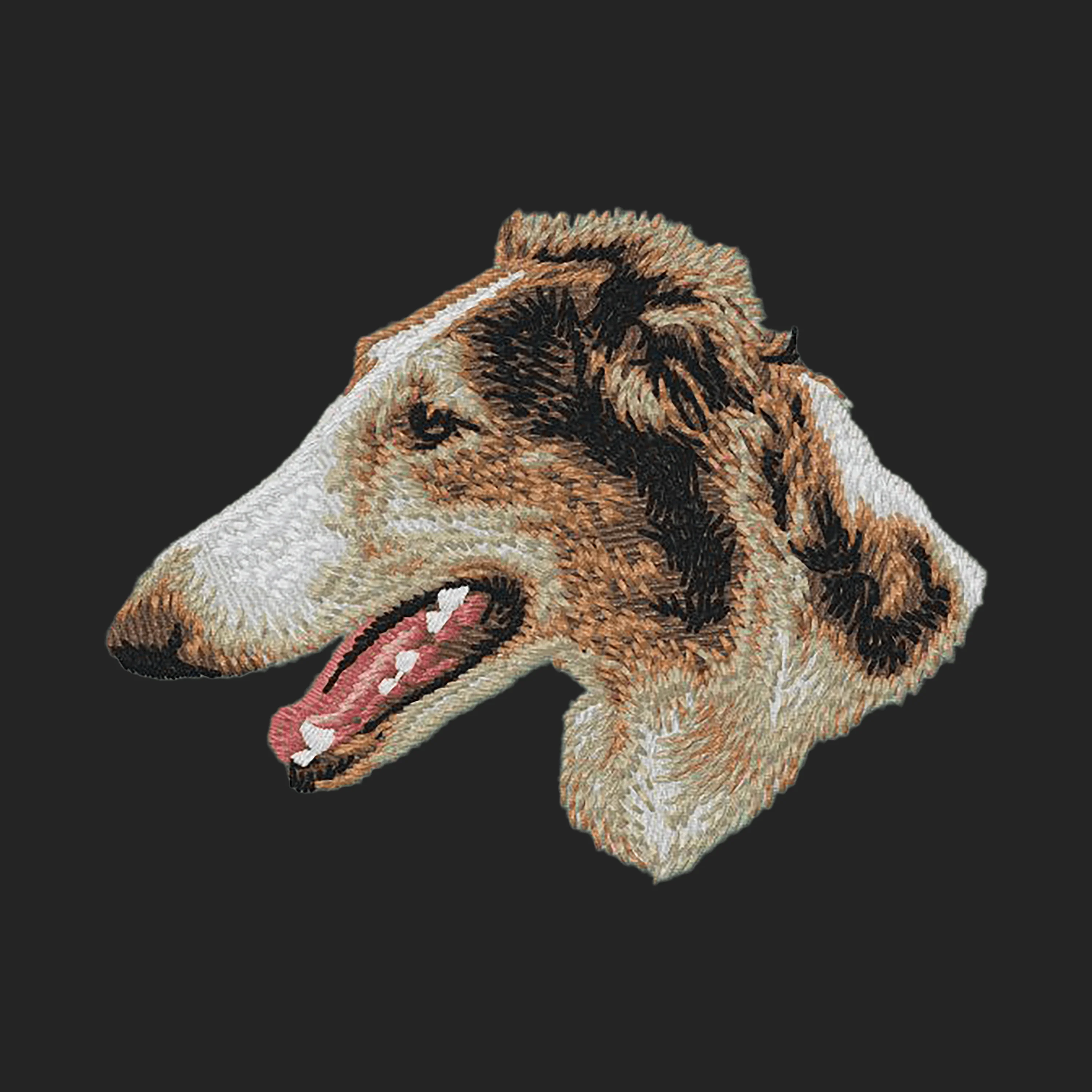 Borzoi Embroidered Sweatshirt Hoodie - Image 3