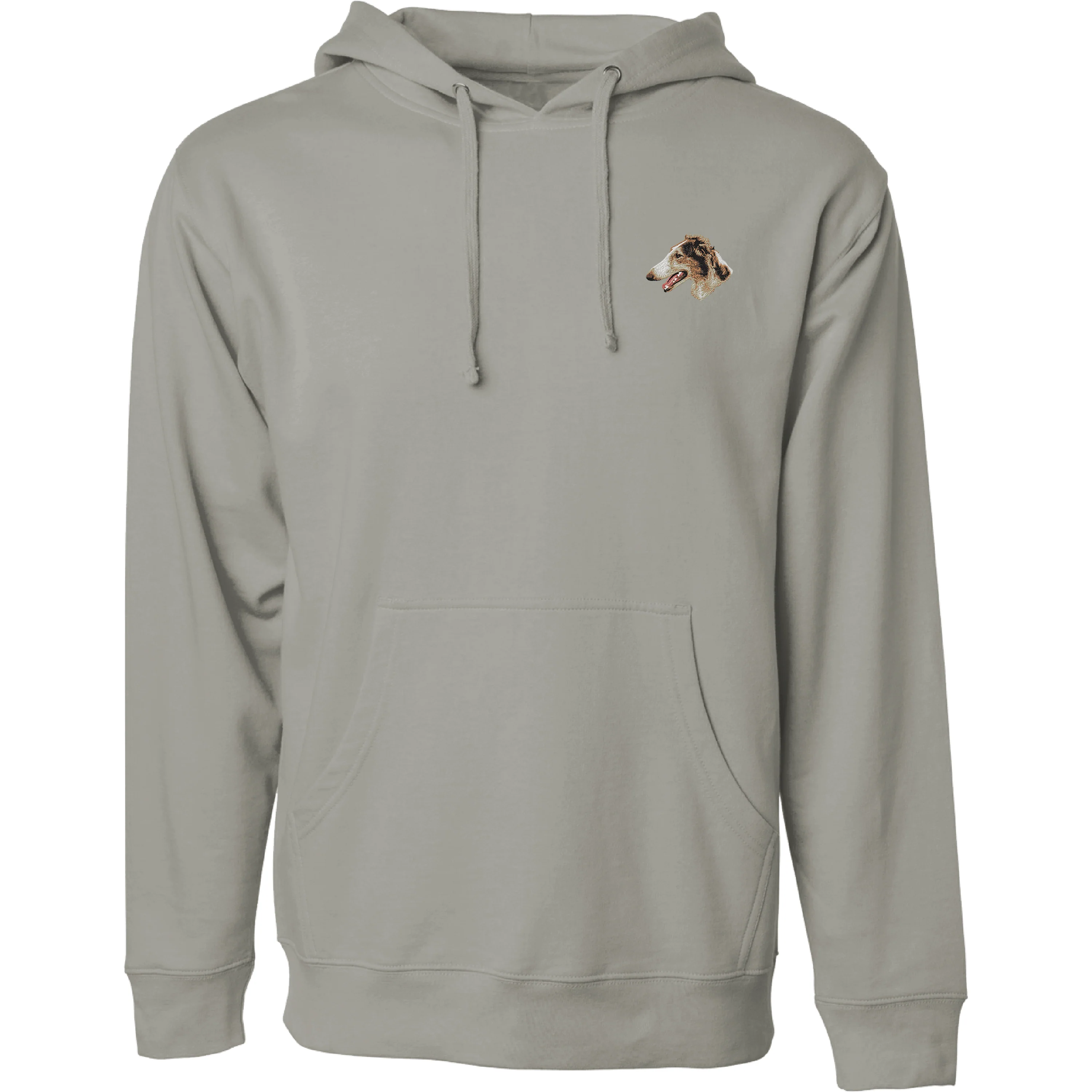 Borzoi Embroidered Sweatshirt Hoodie - Image 4