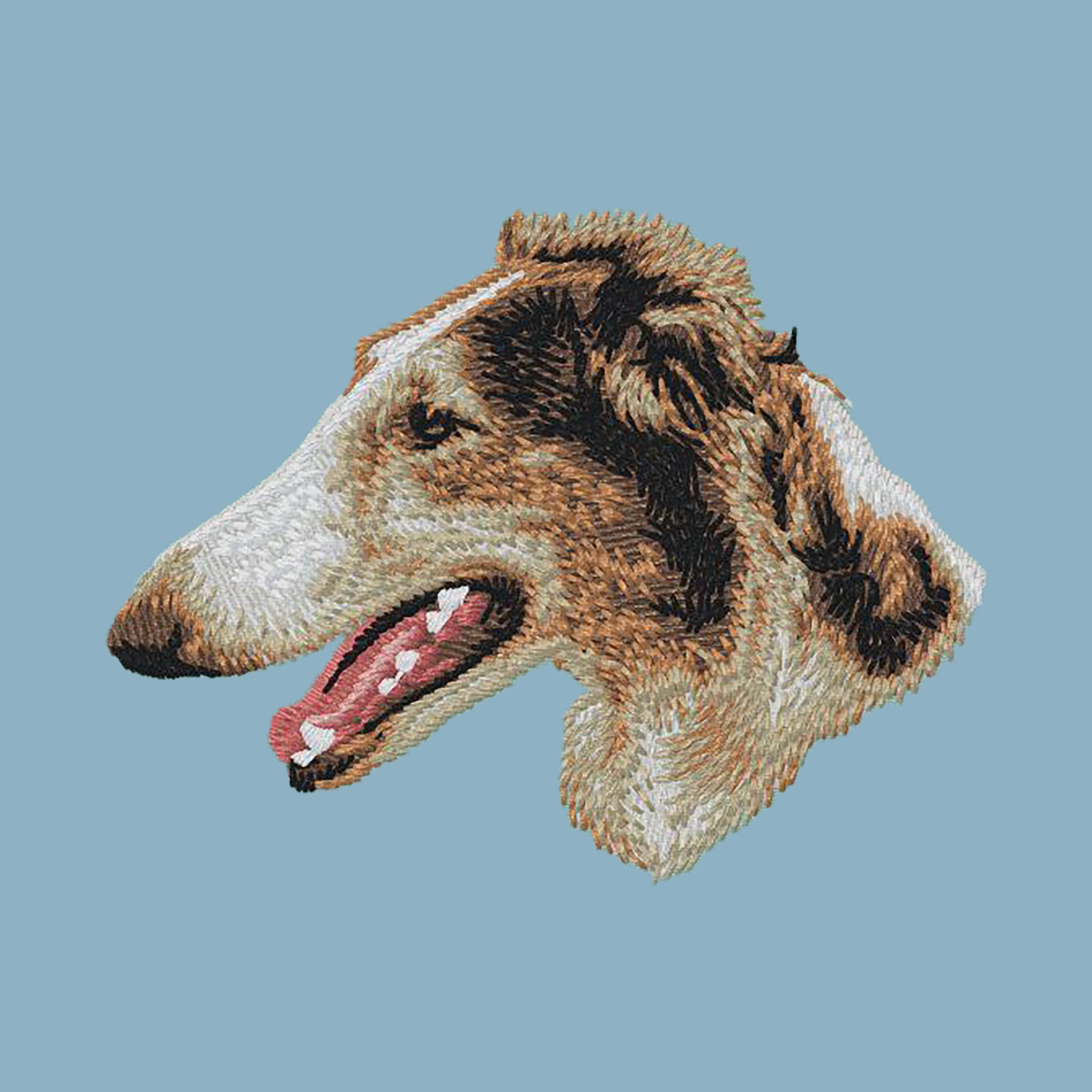 Borzoi Embroidered Sweatshirt Hoodie - Image 5