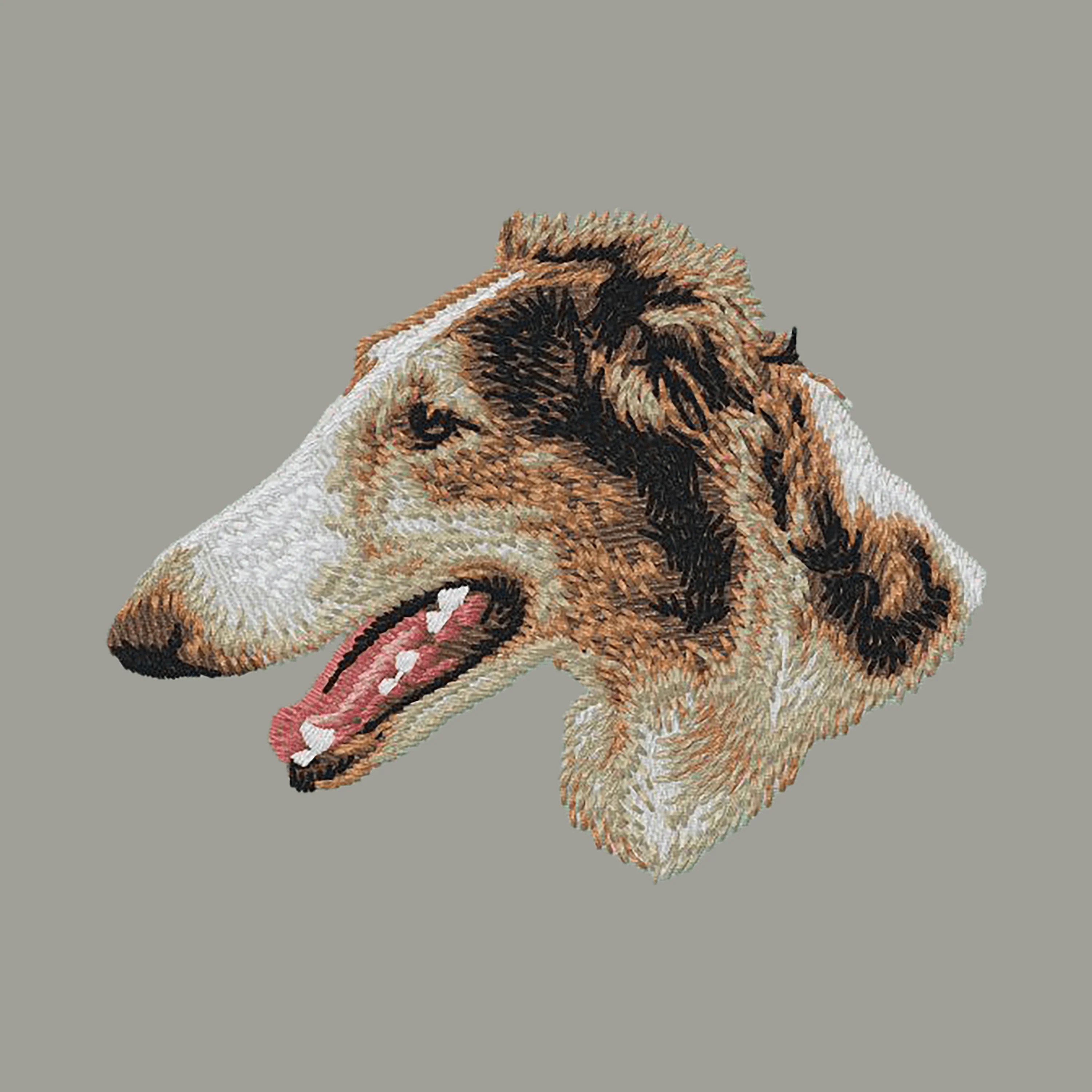 Borzoi Embroidered Sweatshirt Hoodie - Image 6