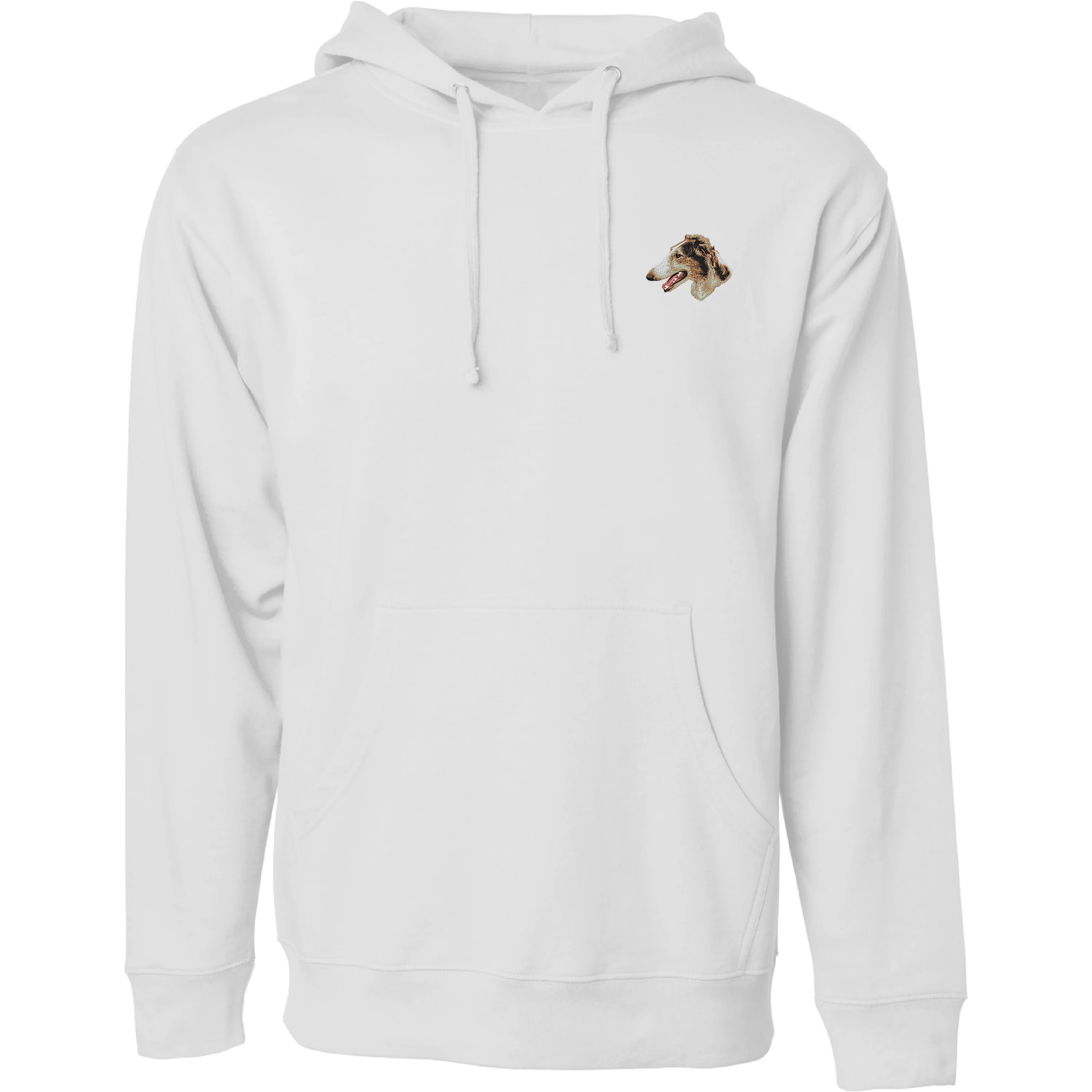 Borzoi Embroidered Sweatshirt Hoodie - Image 7