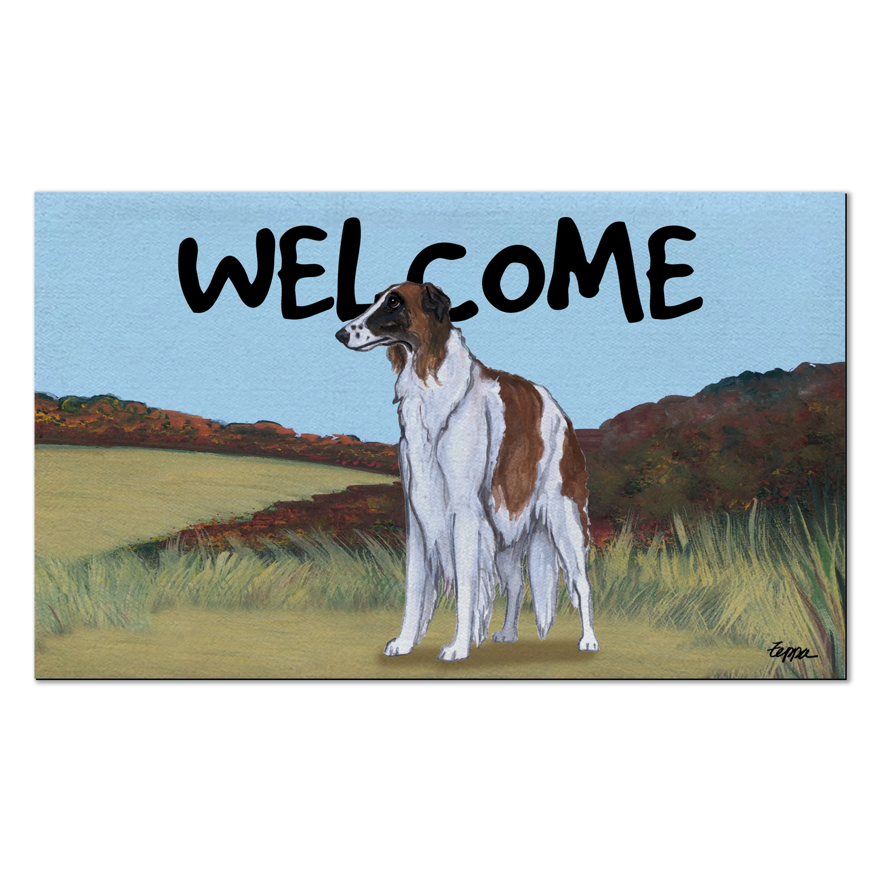 Borzoi Welcome Mat - Image 3
