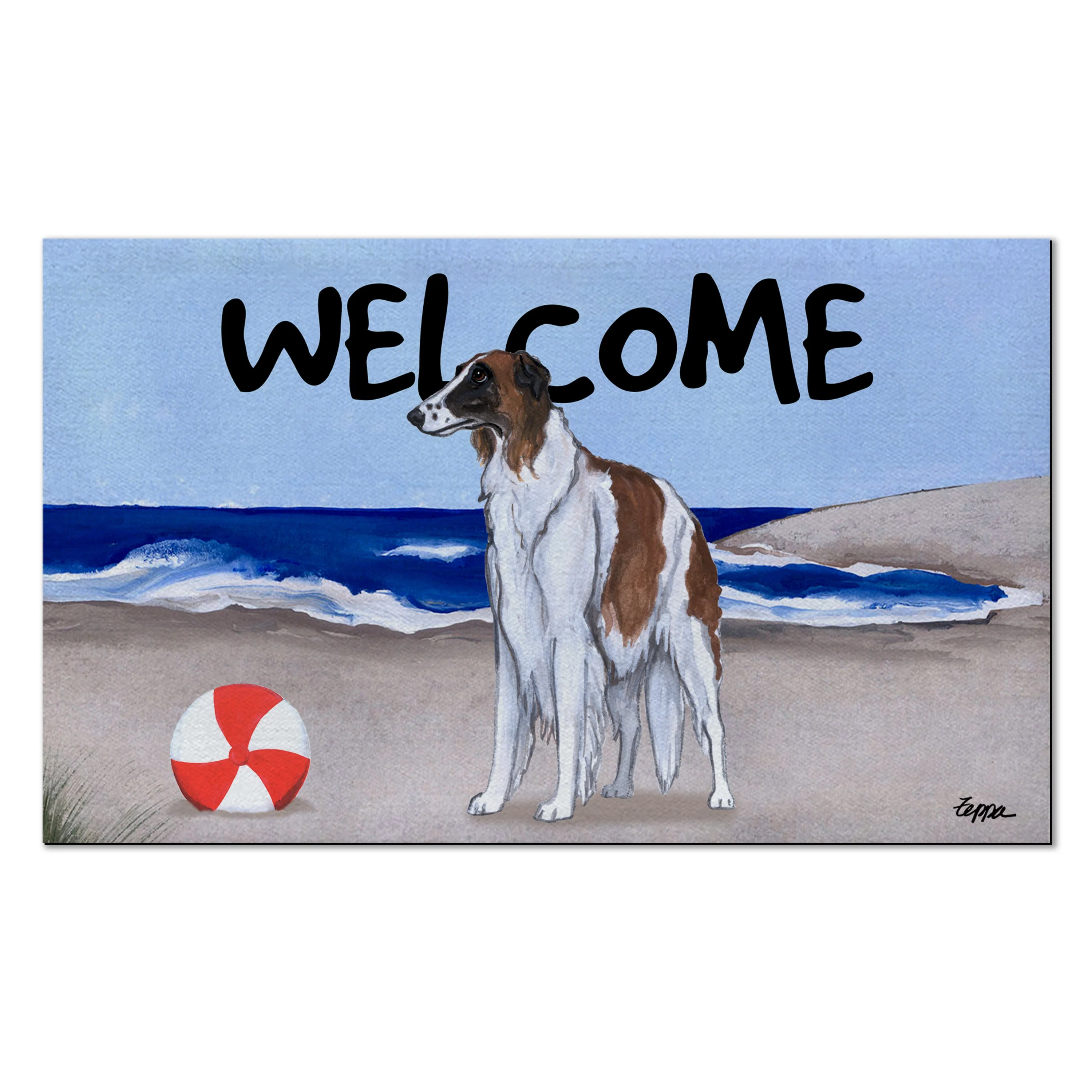 Borzoi Welcome Mat - Image 4