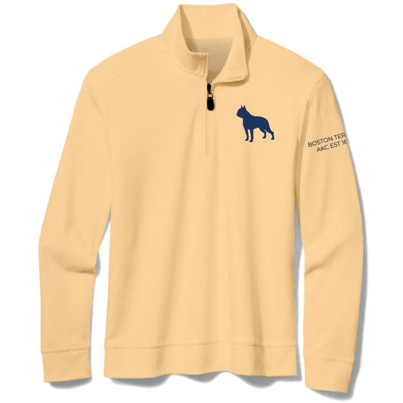 Boston Terrier Embroidered AKC Quarter Zip - Image 4