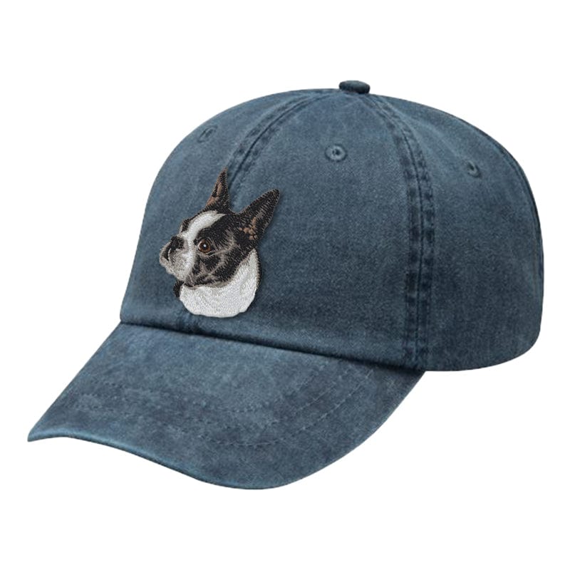 Boston Terrier Embroidered Baseball Cap - Image 3
