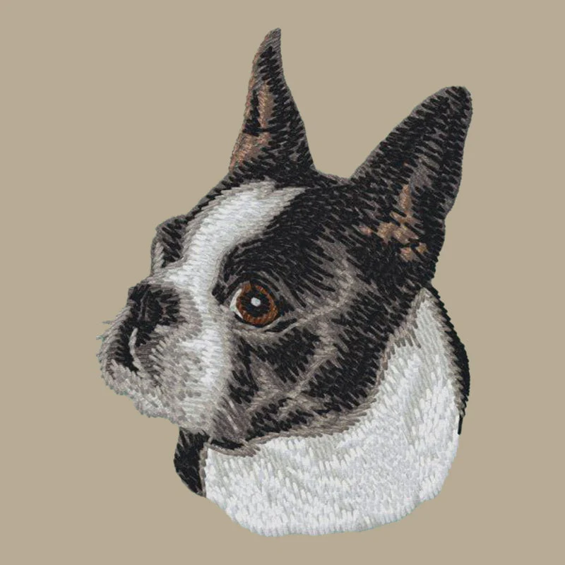 Boston Terrier Embroidered Crossbody Bag - Image 4