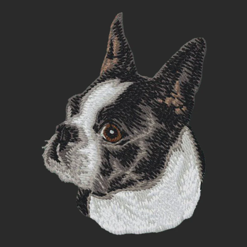 Boston Terrier Embroidered Wearable Blanket - Image 2
