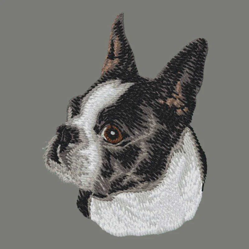 Boston Terrier Embroidered Wearable Blanket - Image 4