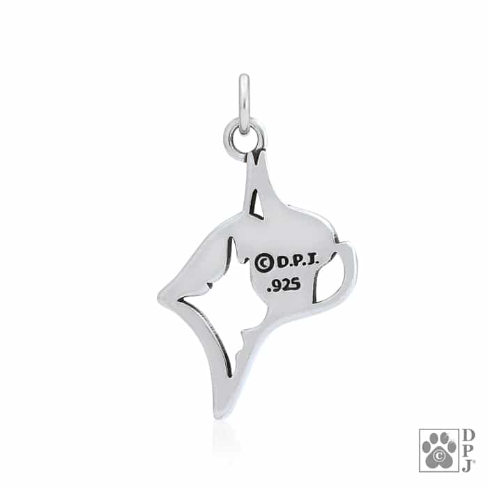 Boston Terrier, Head, Pendant - Image 2