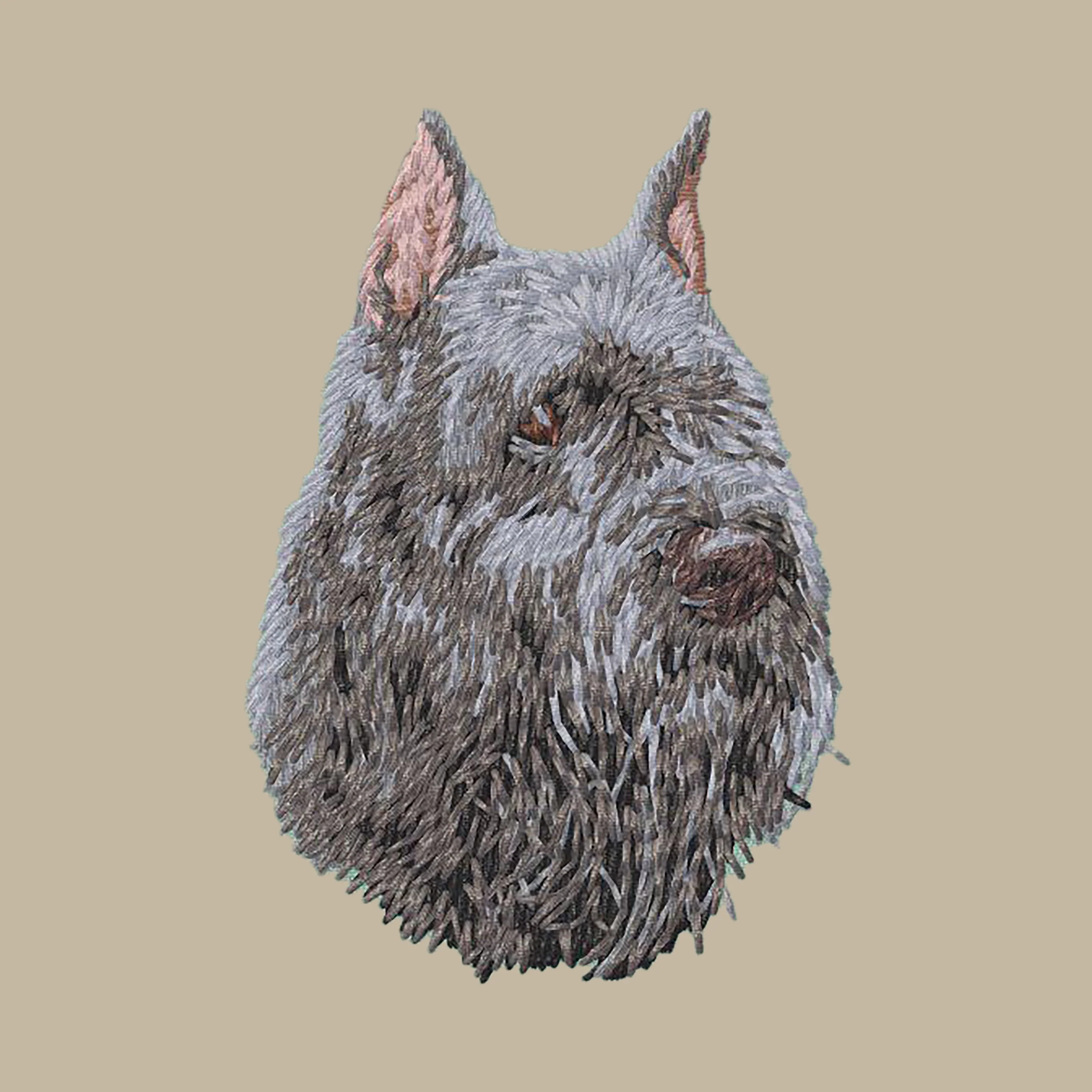 Bouvier des Flandres Embroidered Crossbody Bag - Image 2