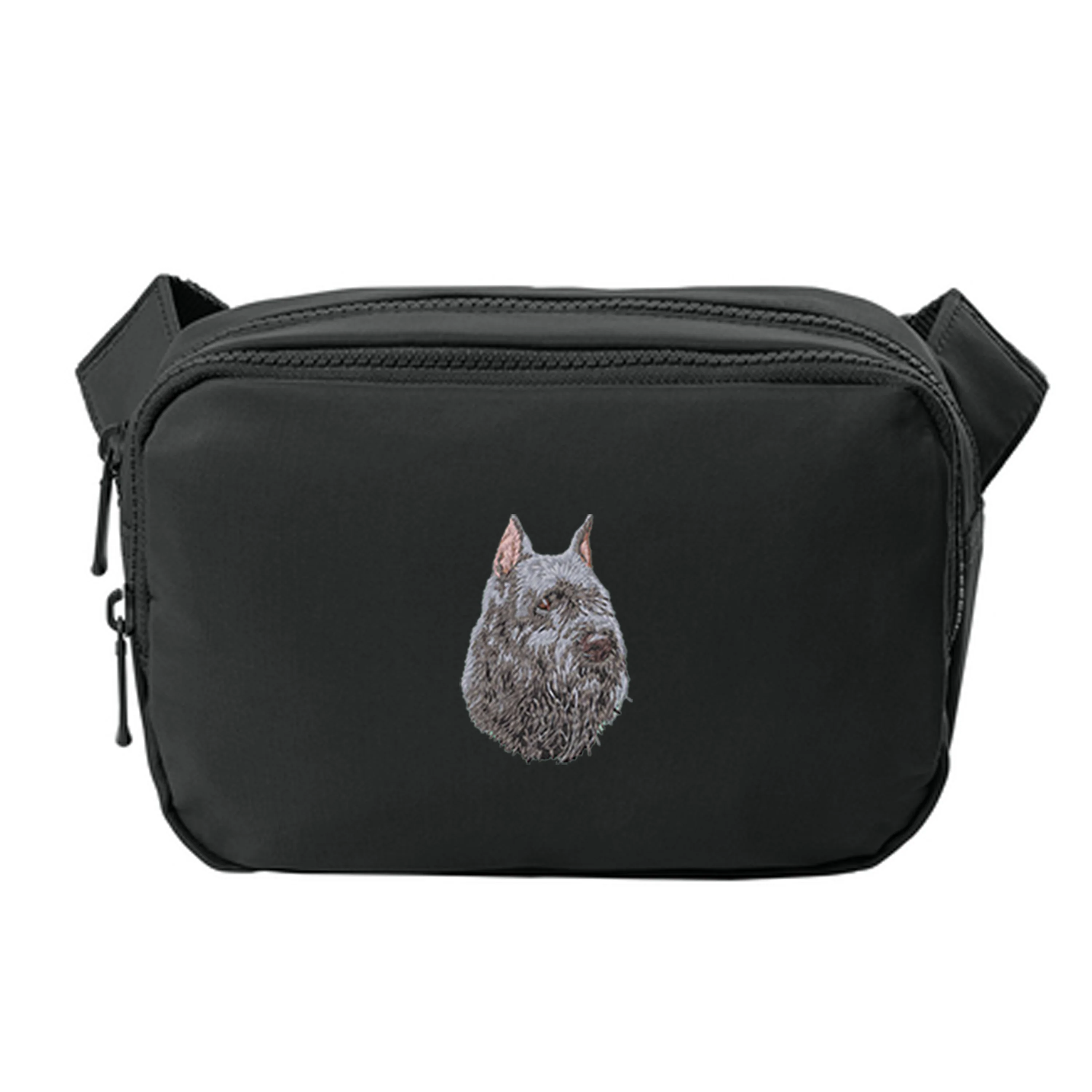 Bouvier des Flandres Embroidered Crossbody Bag - Image 3