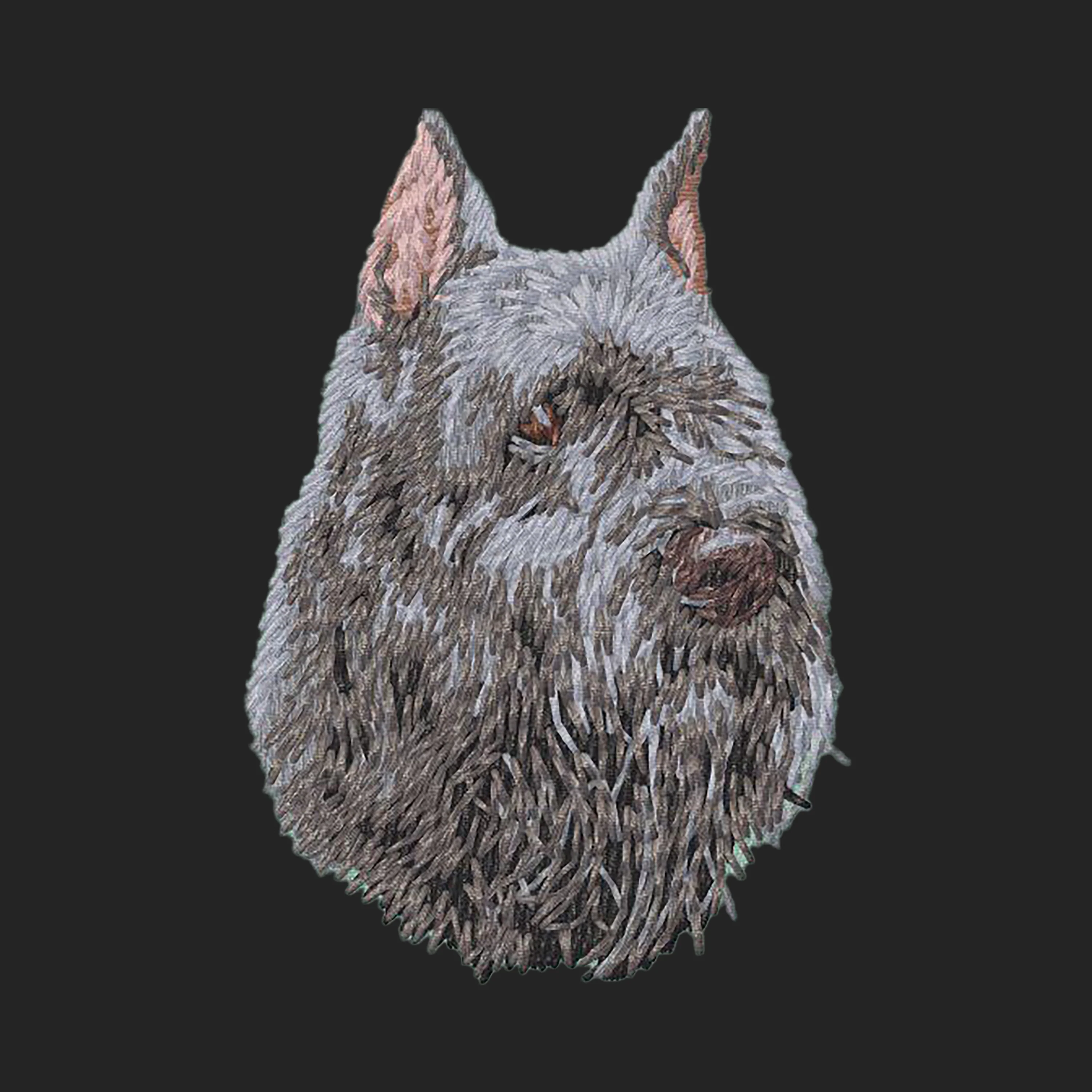 Bouvier des Flandres Embroidered Sweatshirt Hoodie - Image 2