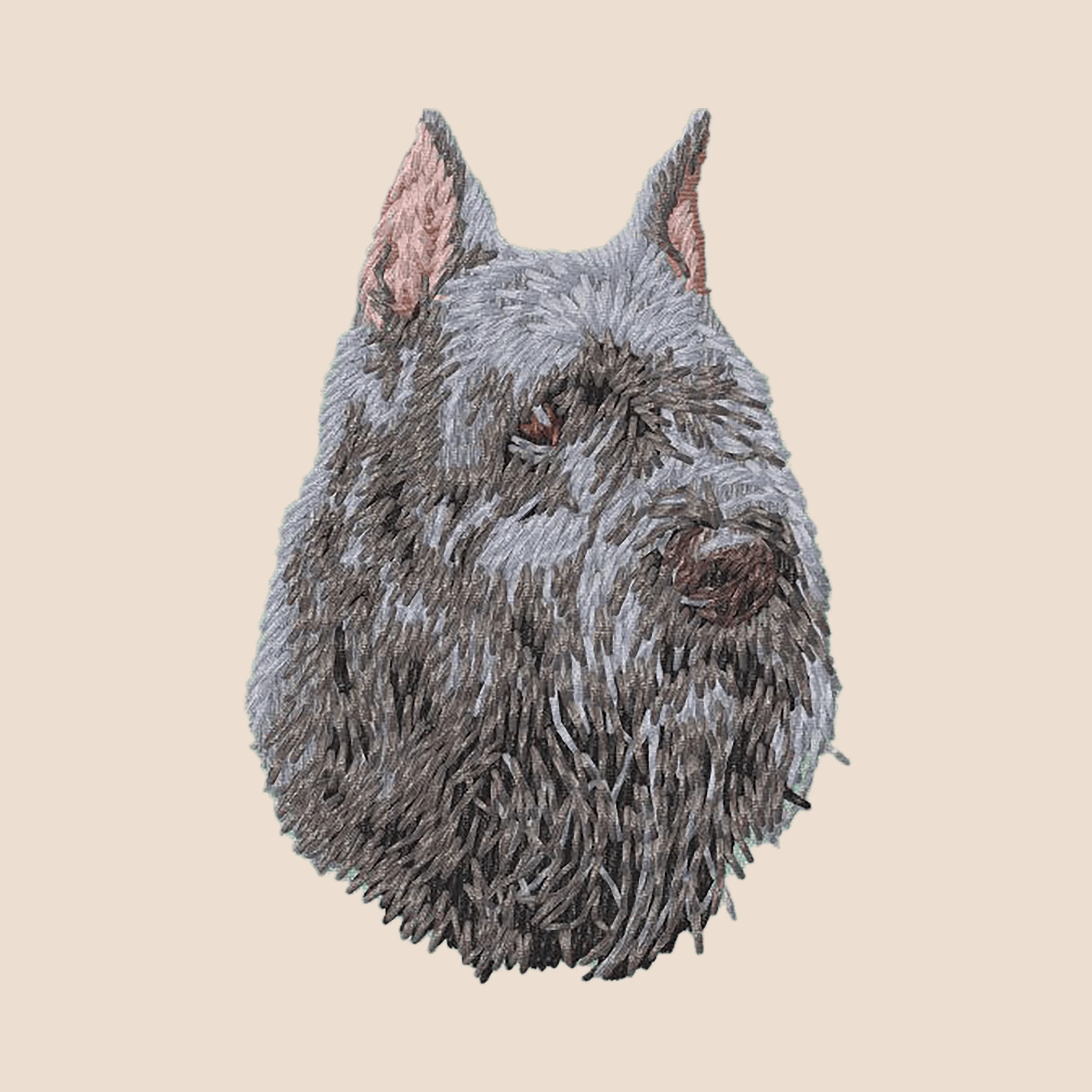 Bouvier des Flandres Embroidered Tote - Image 4