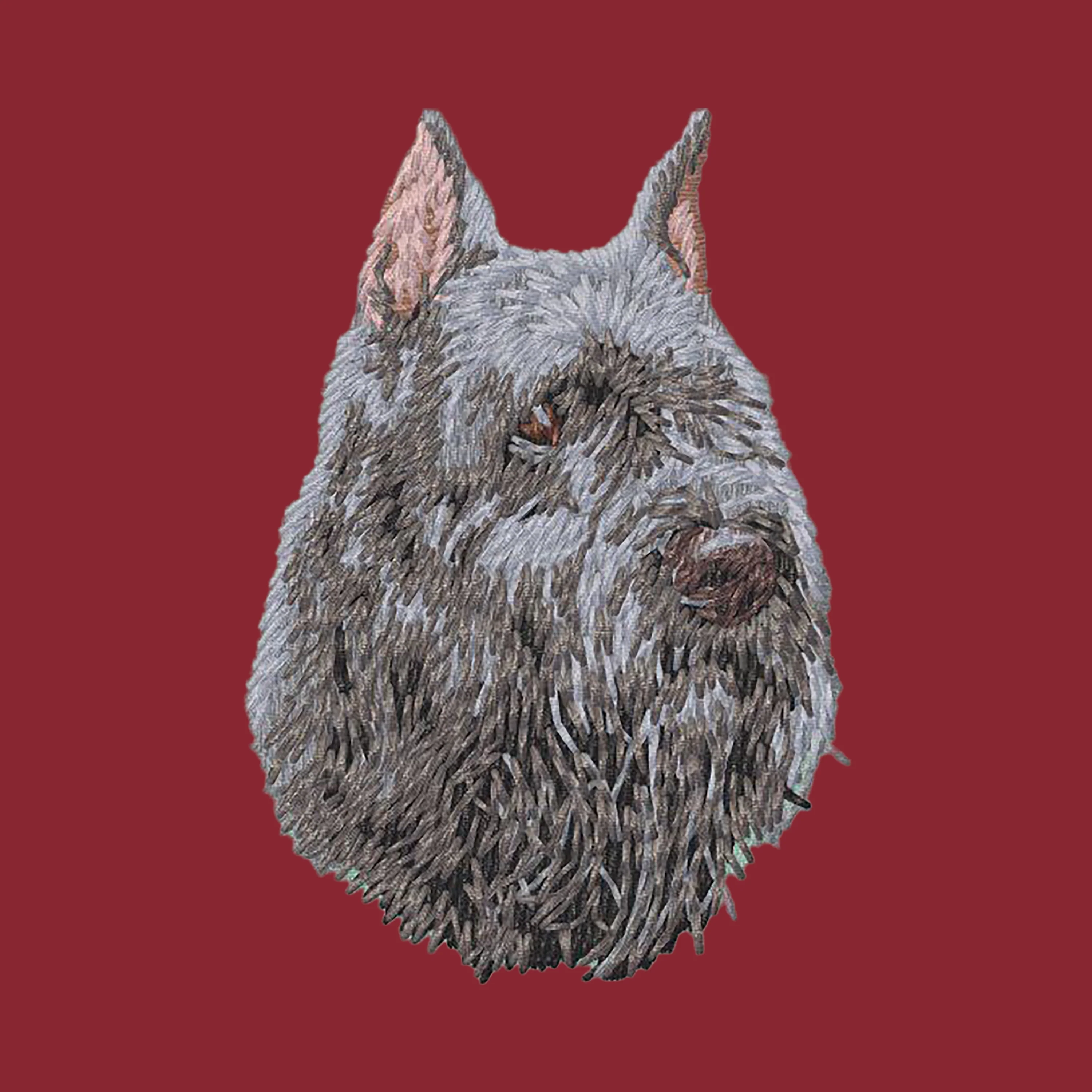 Bouvier des Flandres Embroidered Wearable Blanket - Image 2