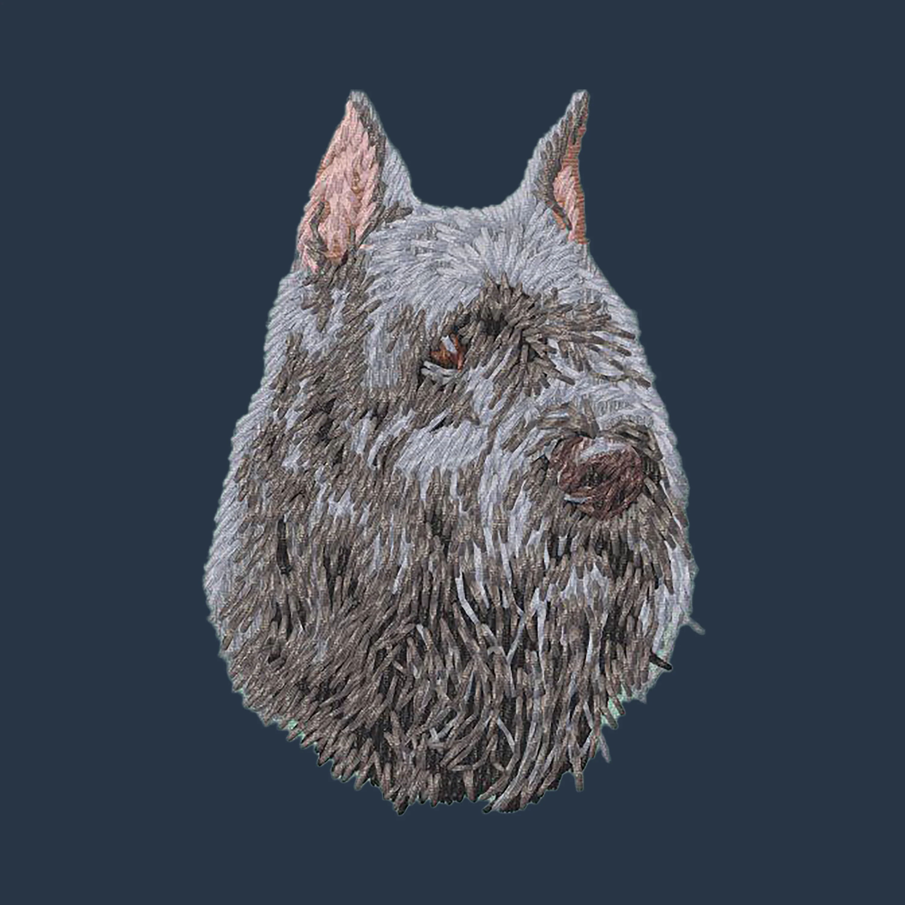 Bouvier des Flandres Embroidered Wearable Blanket - Image 4
