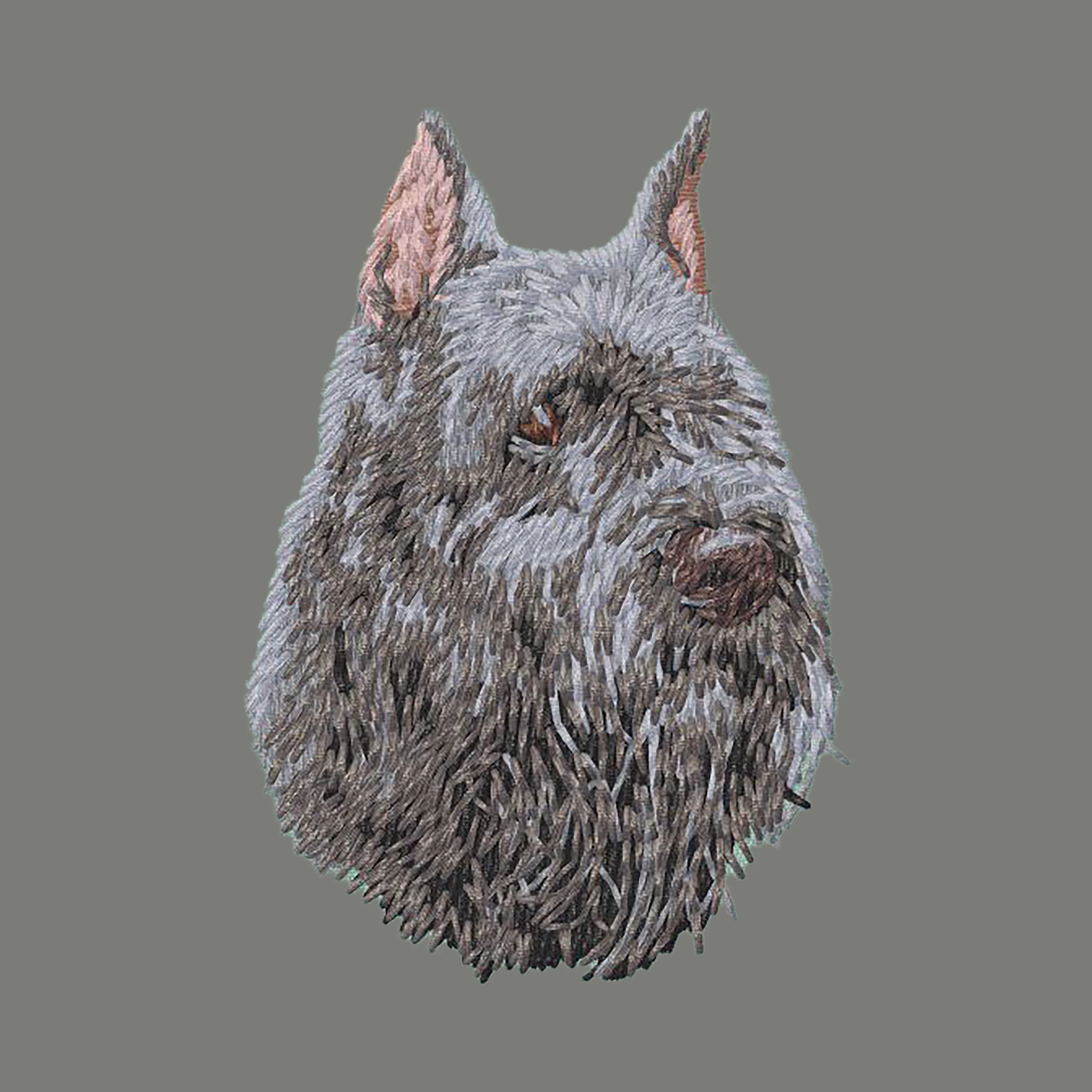 Bouvier des Flandres Embroidered Wearable Blanket - Image 6