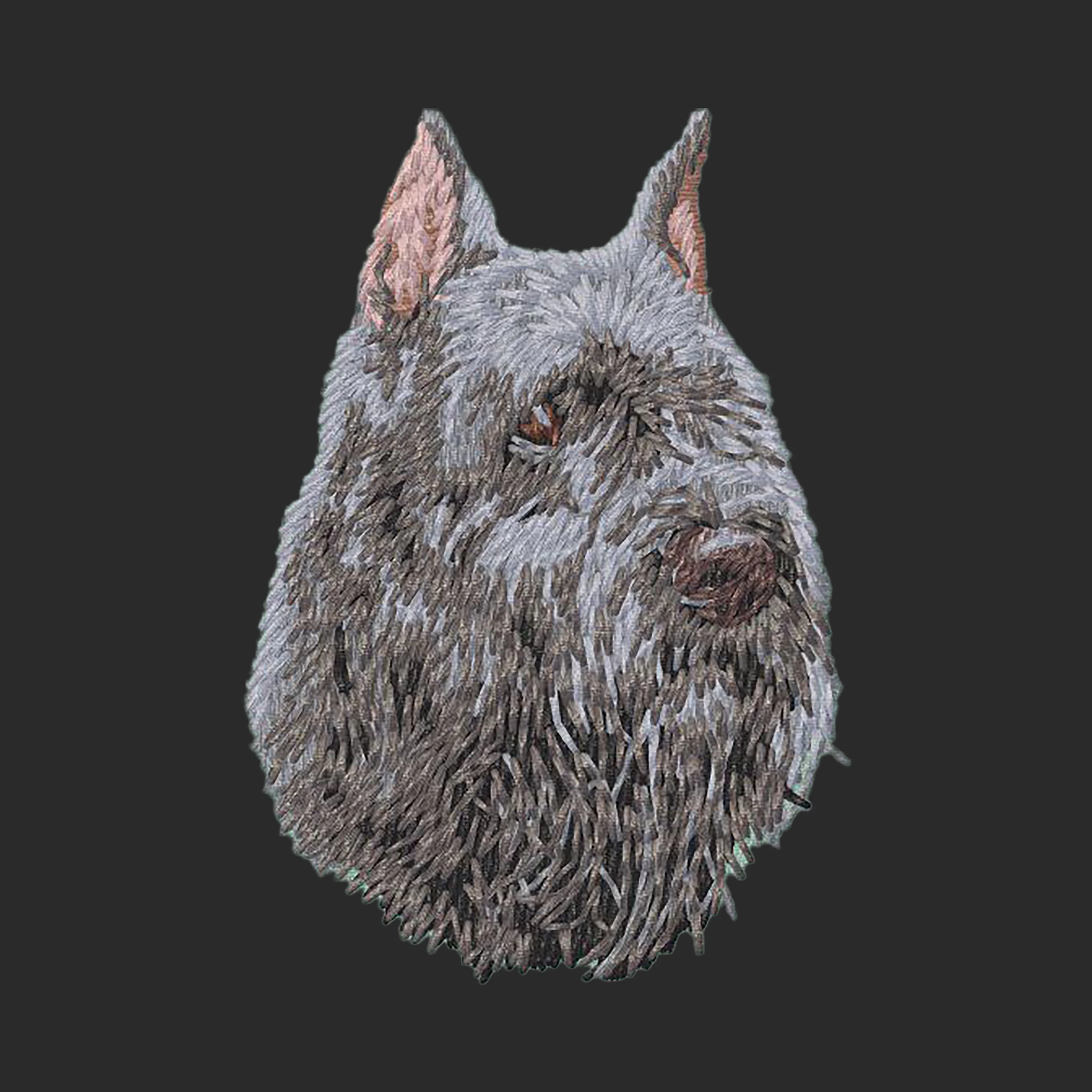 Bouvier des Flandres Embroidered Wearable Blanket - Image 8