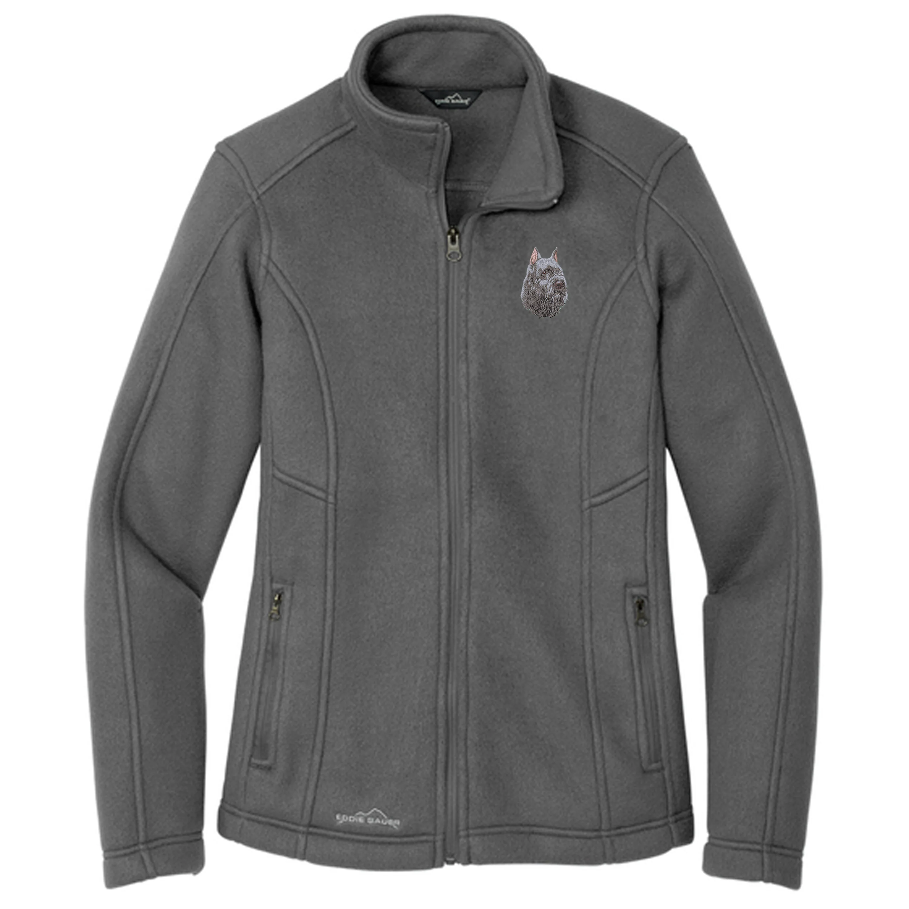 Bouvier des Flandres Embroidered Women's Fleece Jacket