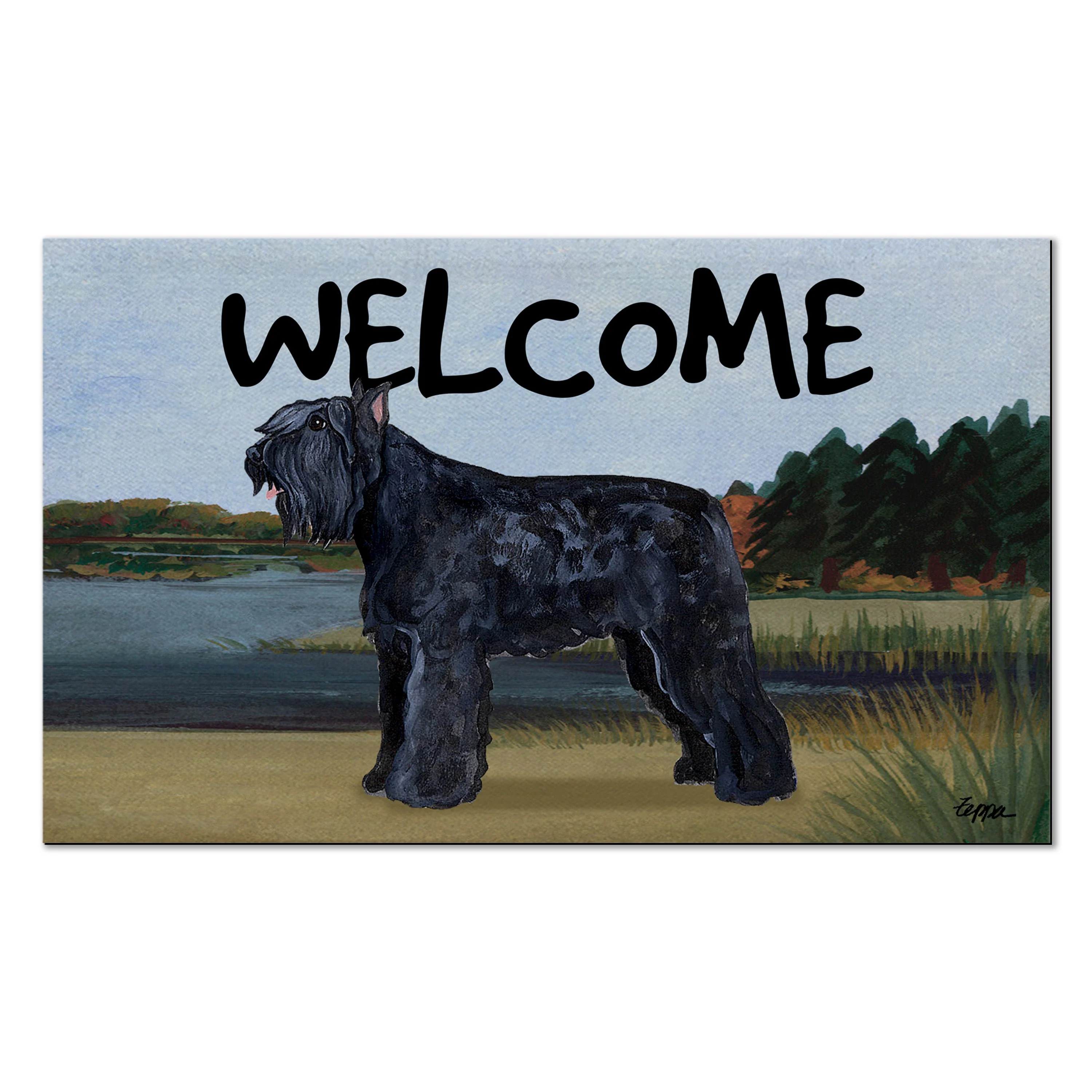 Bouvier des Flandres Welcome Mat - Image 4