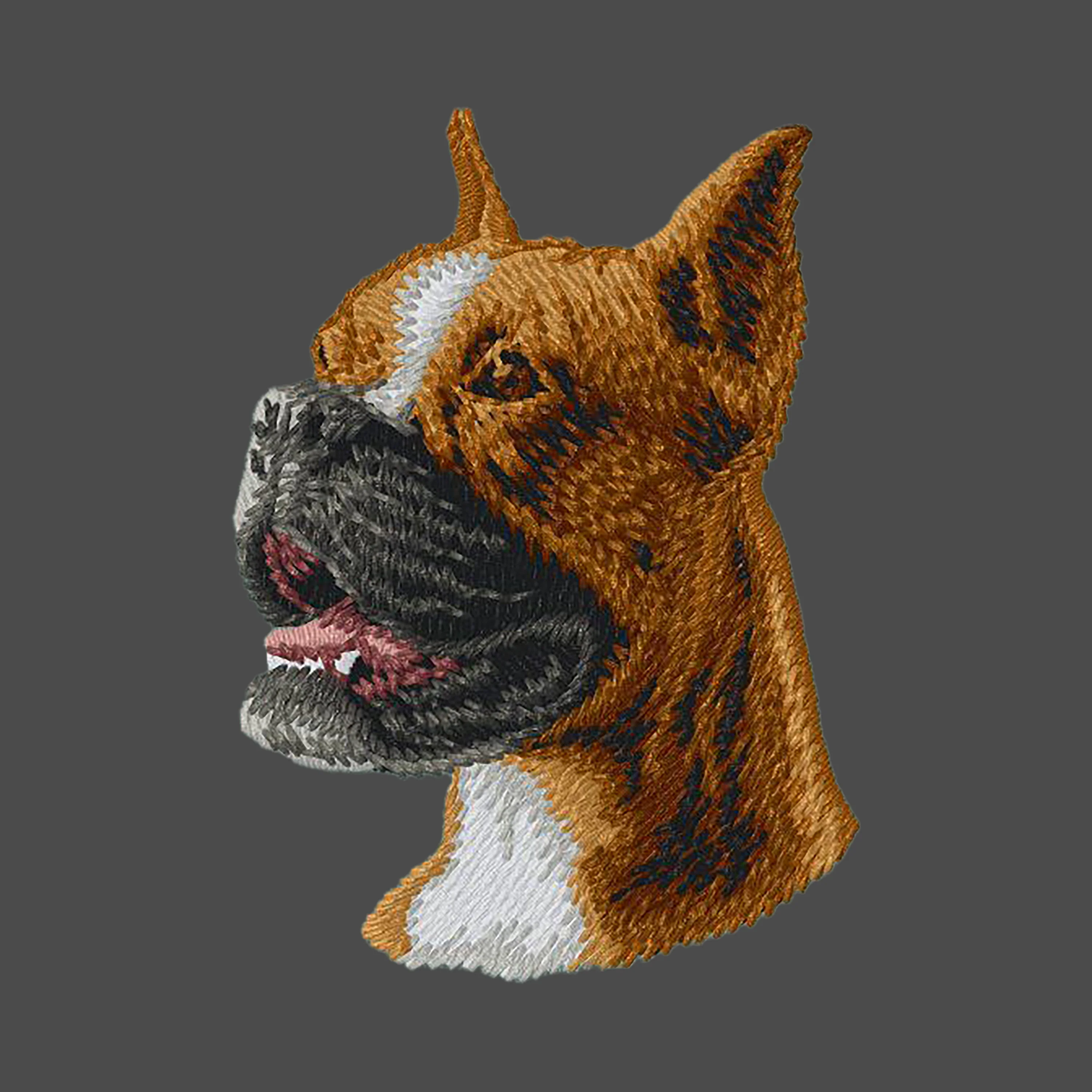 Boxer Embroidered Men's Fleece Jacket - Image 2
