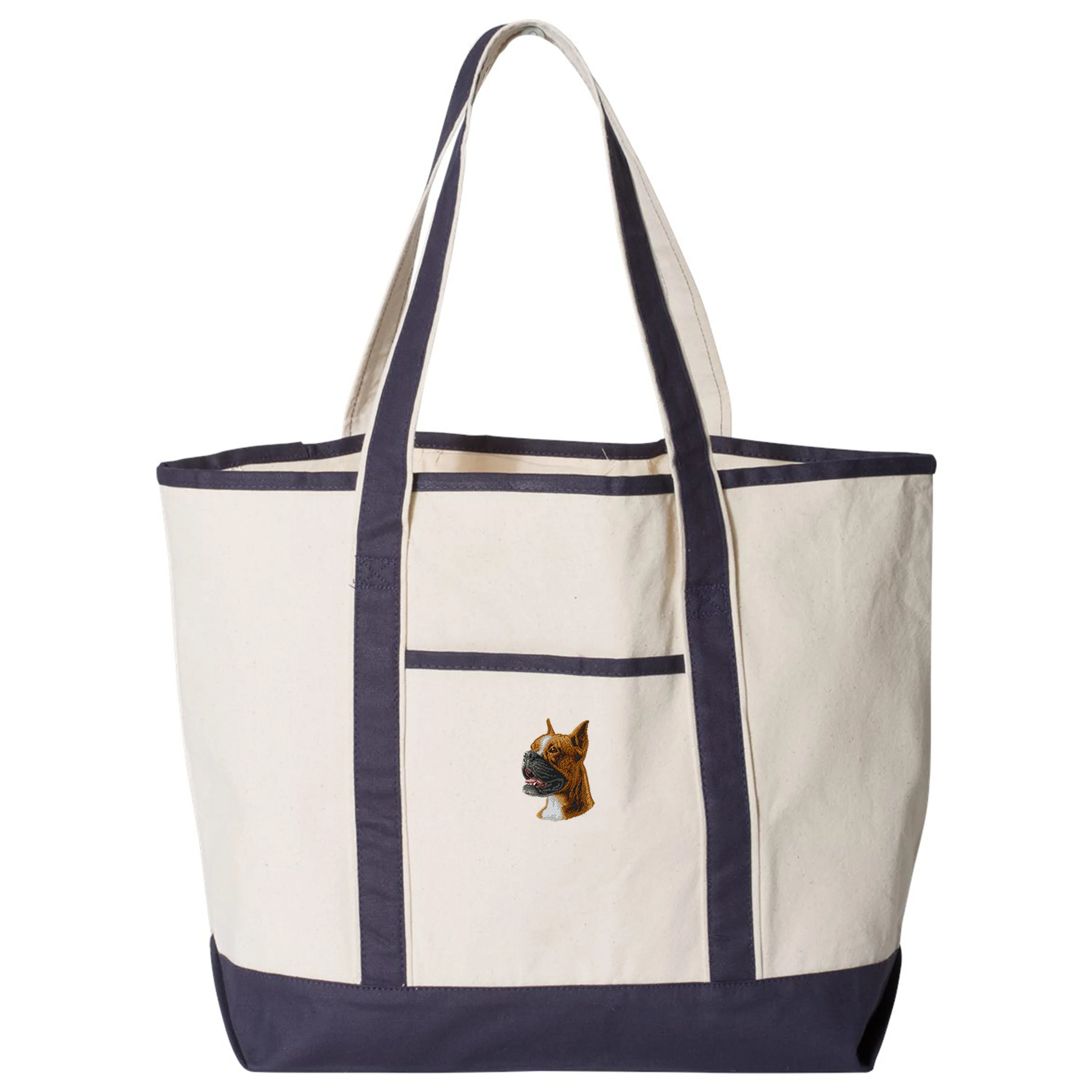 Boxer Embroidered Tote - Image 2