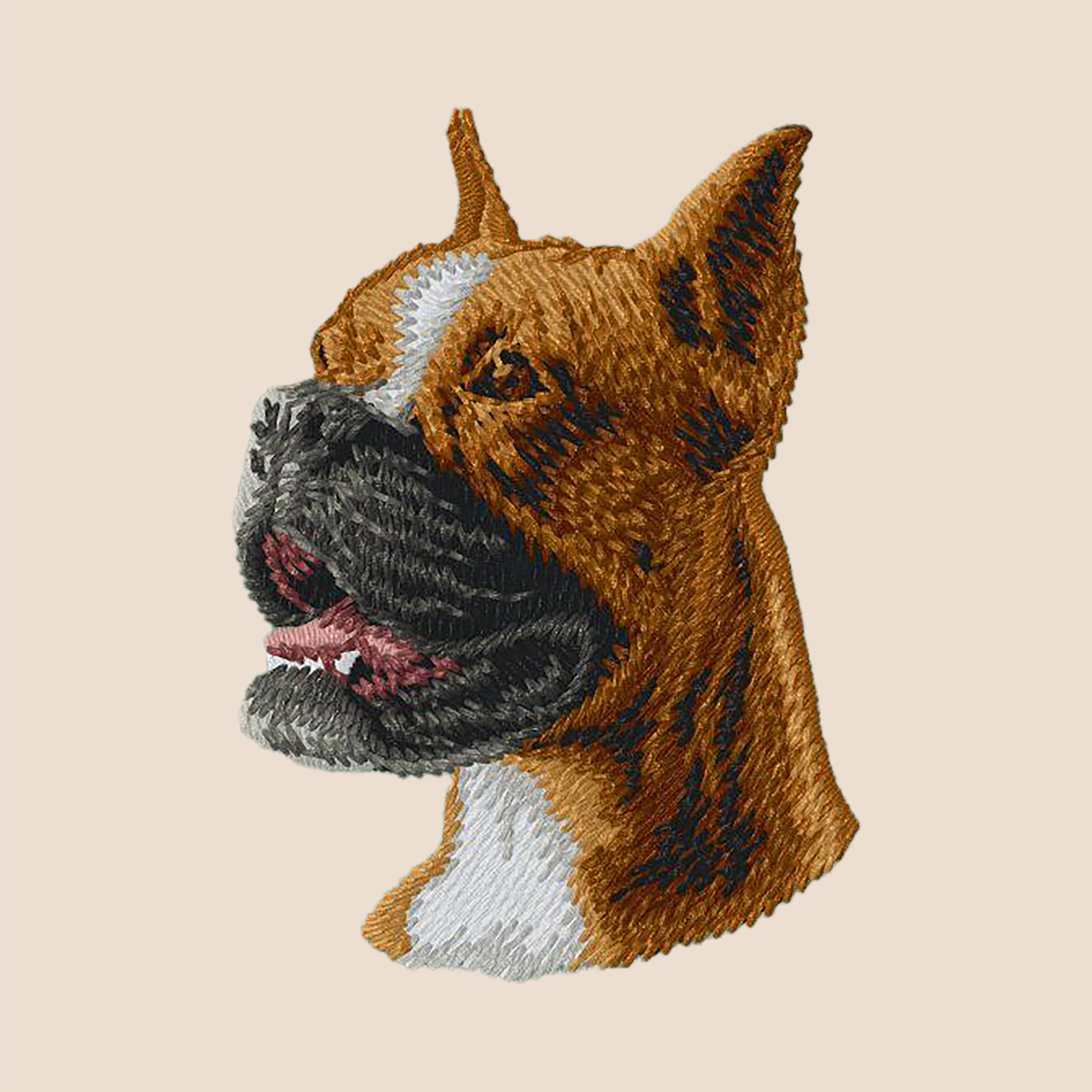 Boxer Embroidered Tote - Image 4