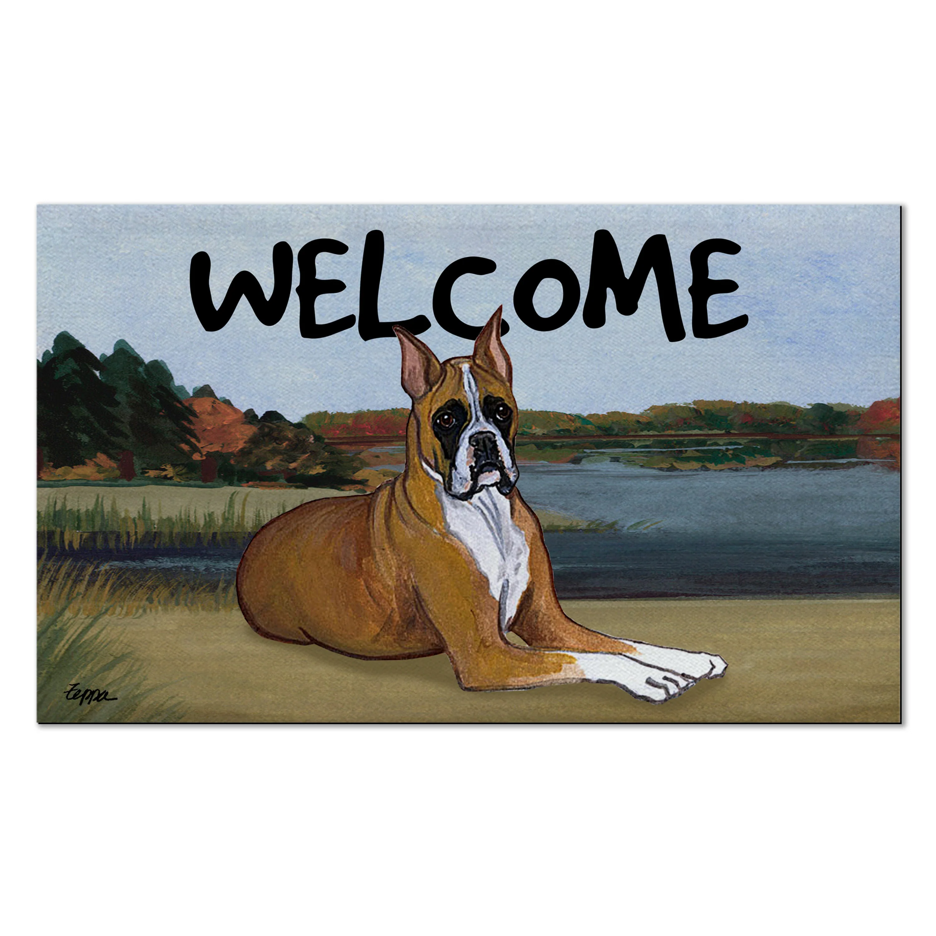 Boxer Lying Welcome Mat - Image 2