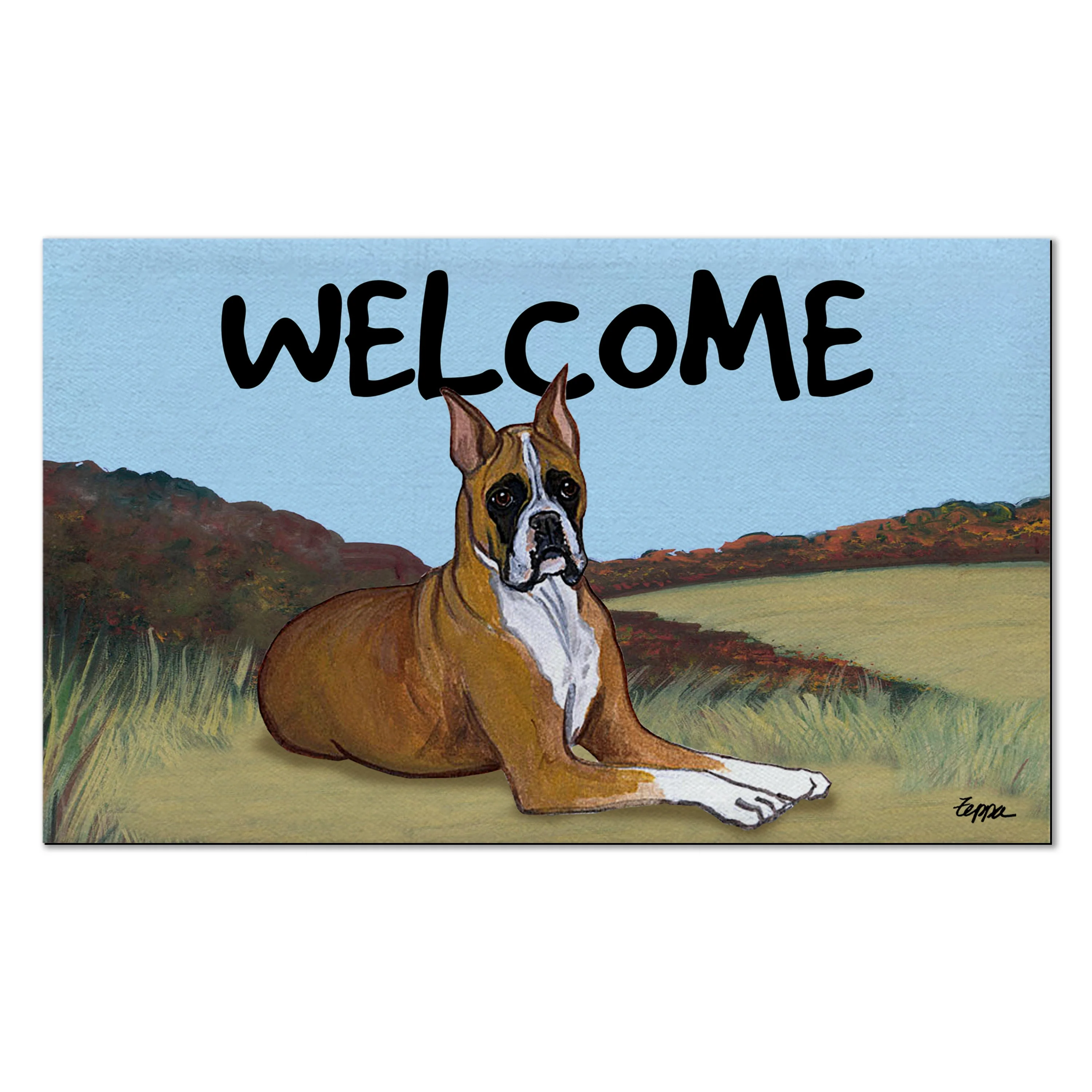 Boxer Lying Welcome Mat - Image 3