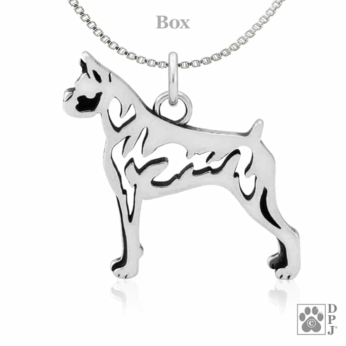 Boxer, Cropped Ears, Body, Pendant - Image 2
