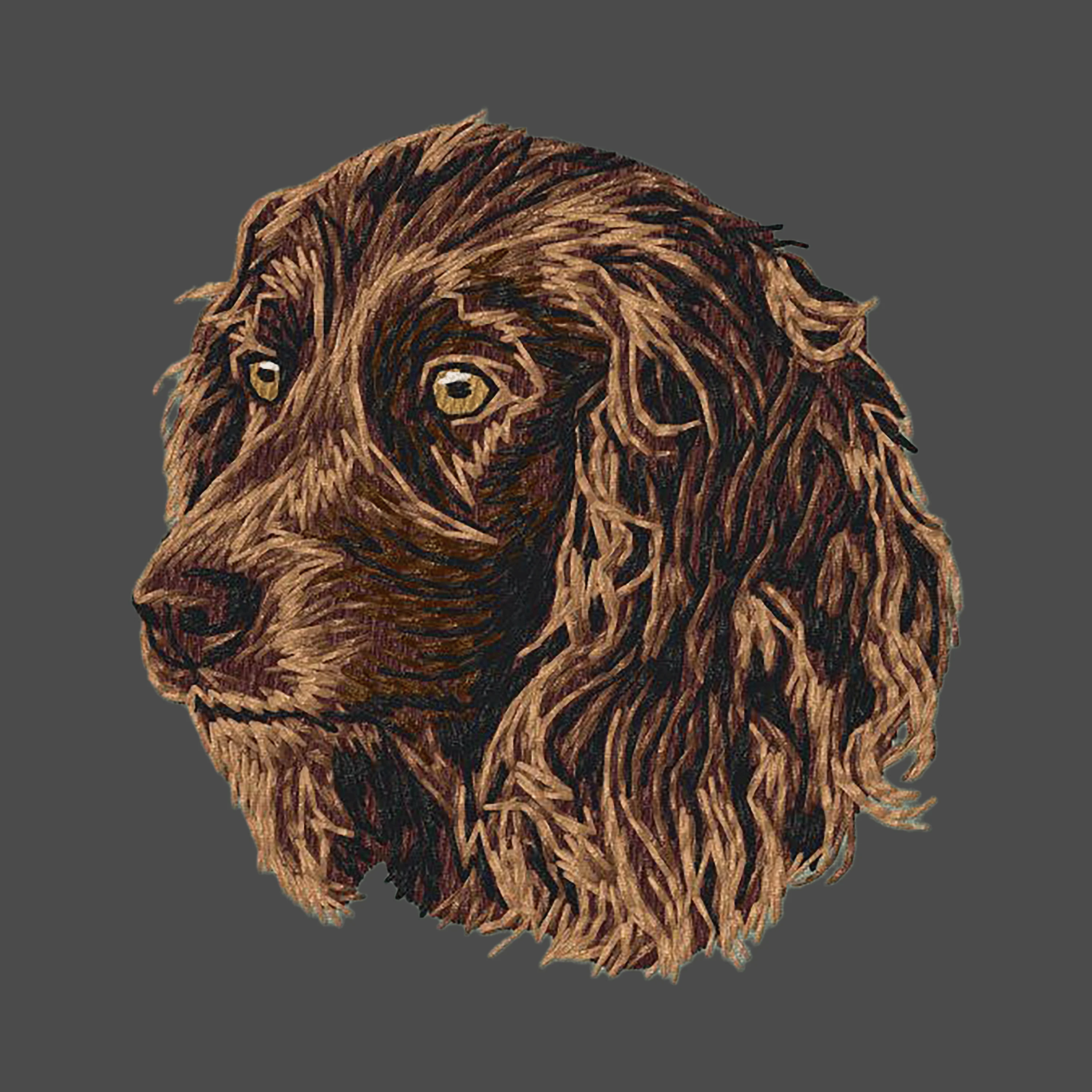 Boykin Spaniel Embroidered Men's Fleece Jacket - Image 2