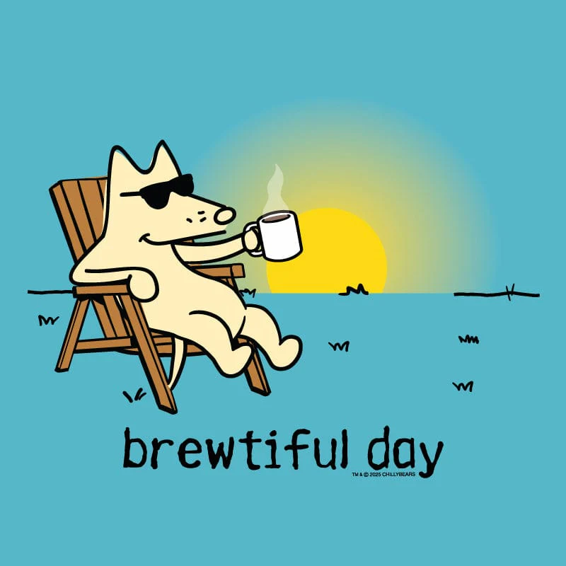 Brewtiful Day - Ladies T-Shirt V-Neck - Image 2