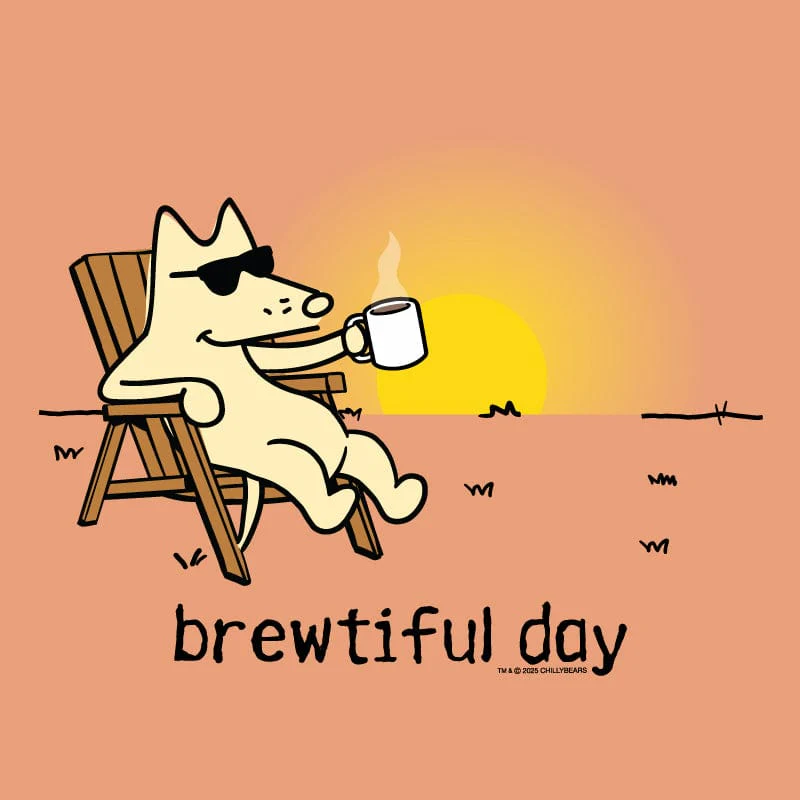 Brewtiful Day - Ladies T-Shirt V-Neck - Image 4