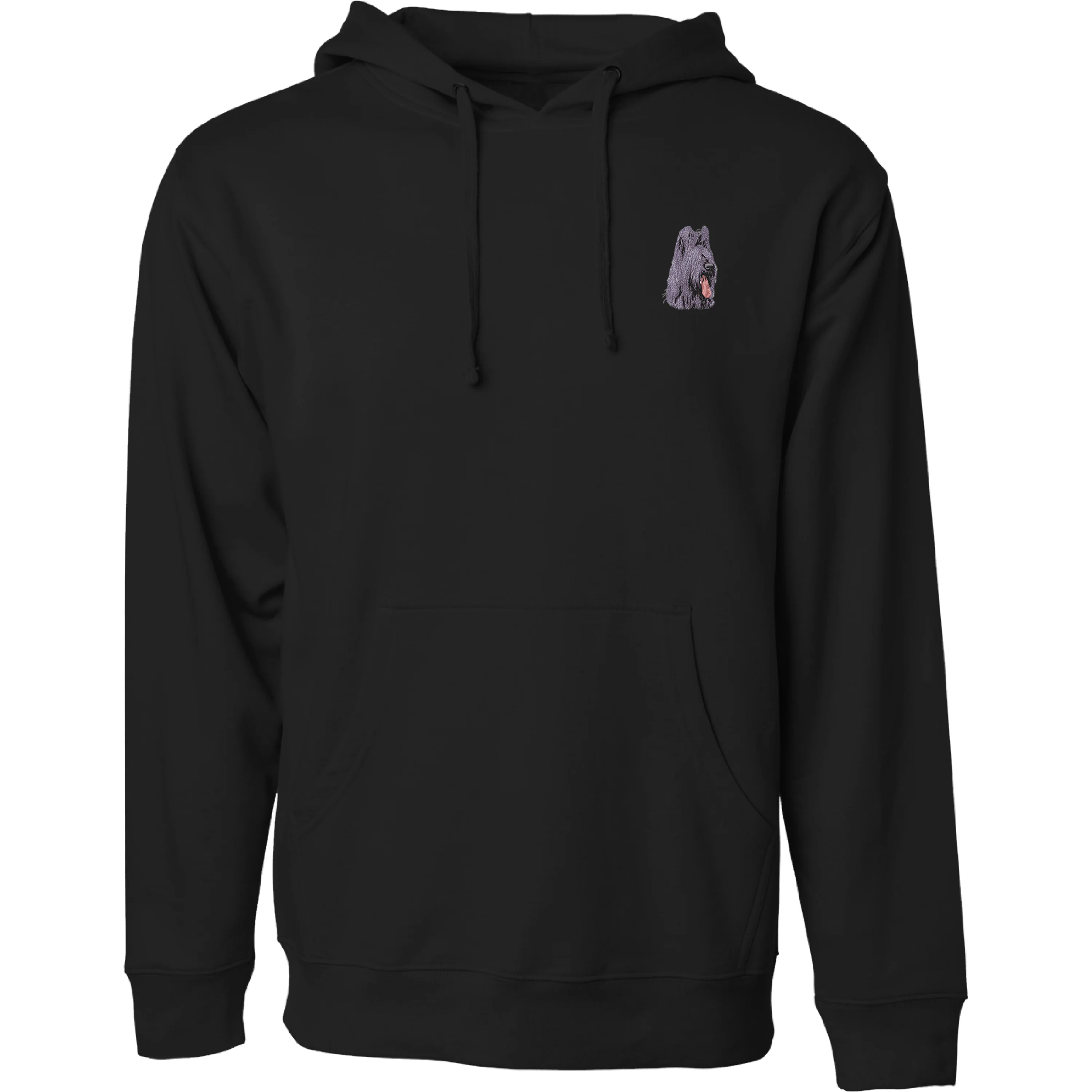 Briard Embroidered Sweatshirt Hoodie