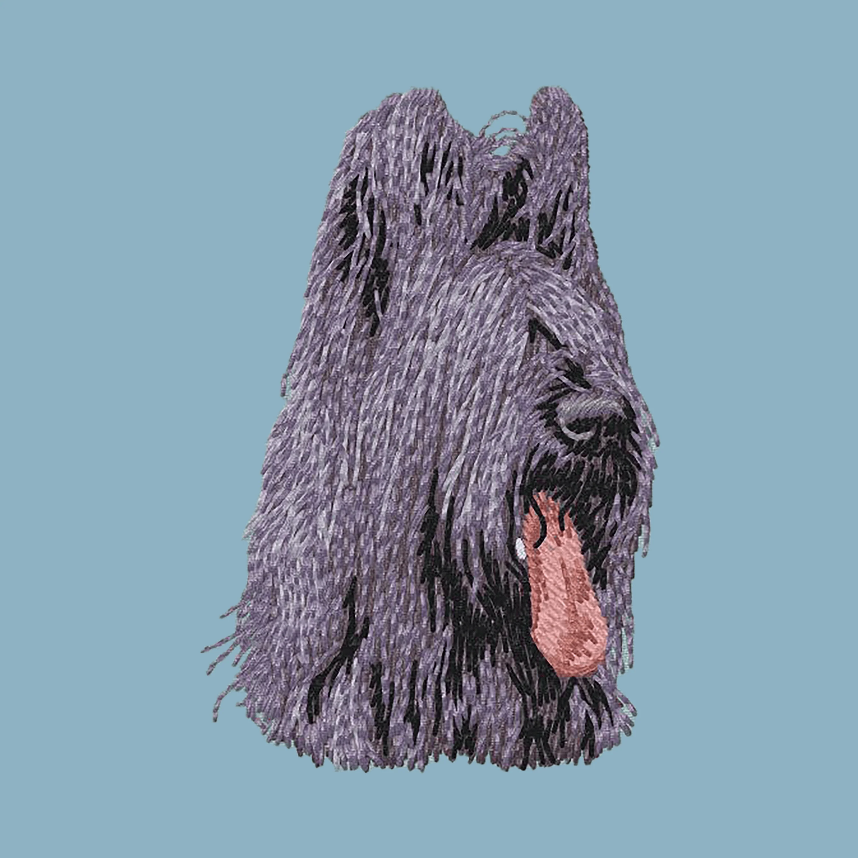 Briard Embroidered Sweatshirt Hoodie - Image 5